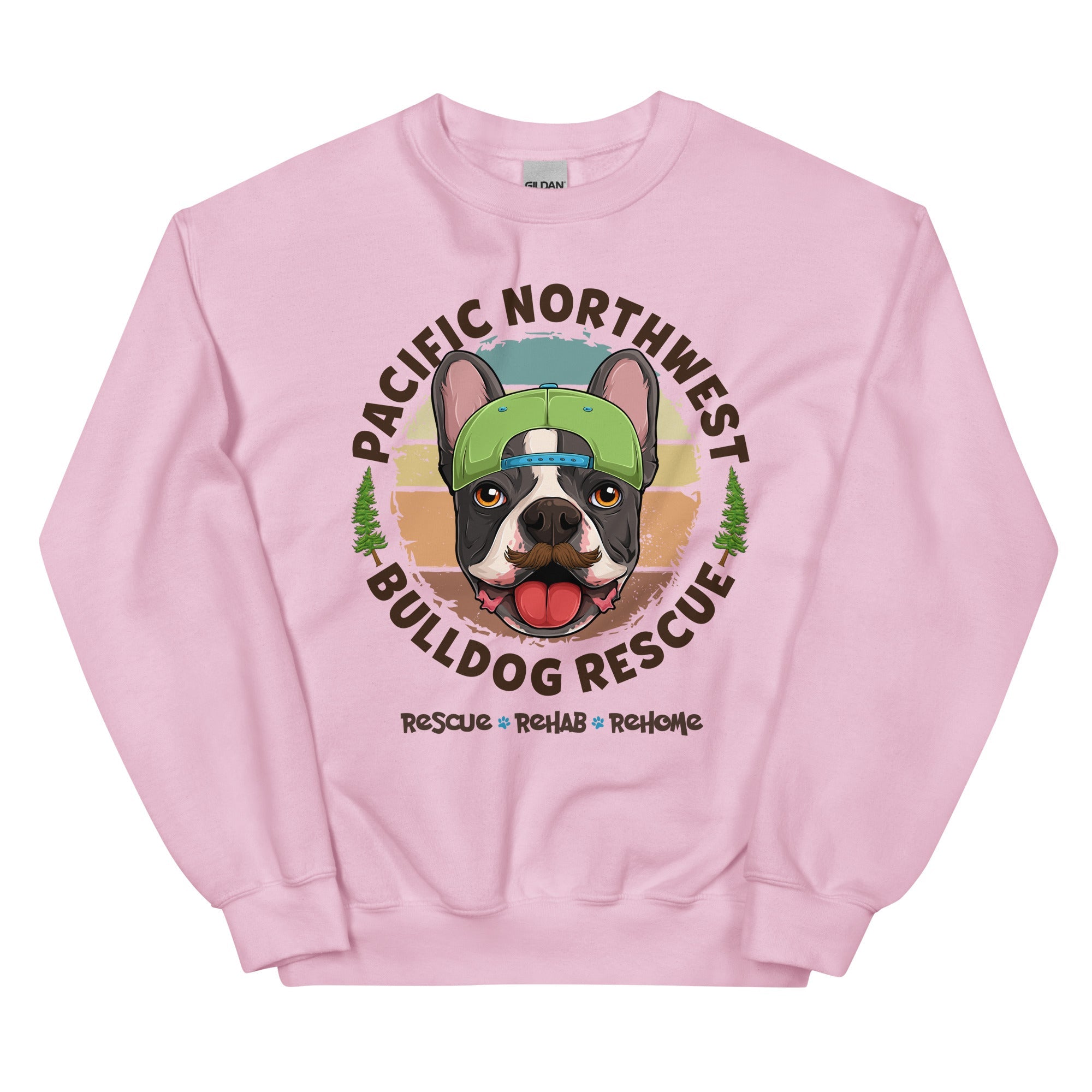 Pacific Northwest Bulldog Rescue Male Frenchie Unisex Sweatshirt