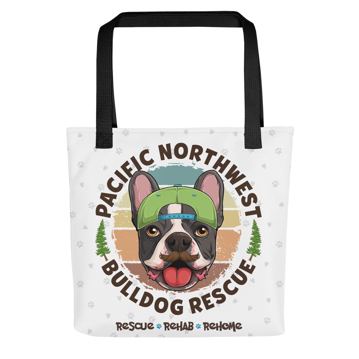 Pacific Northwest Bulldog Rescue Male Tote Bag