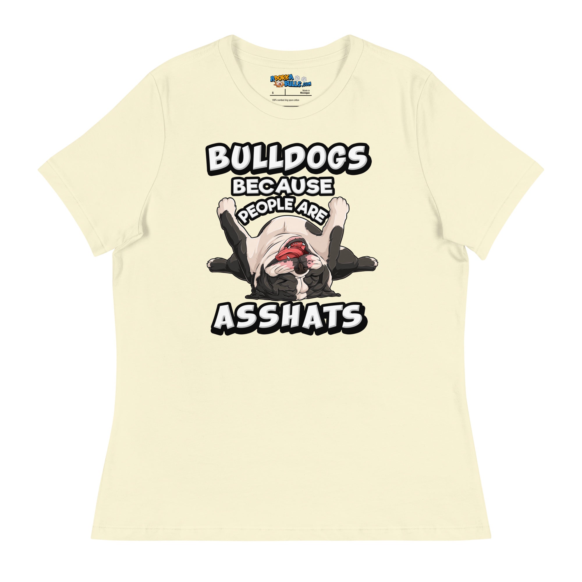 "People are Asshats" English Bulldog Women&