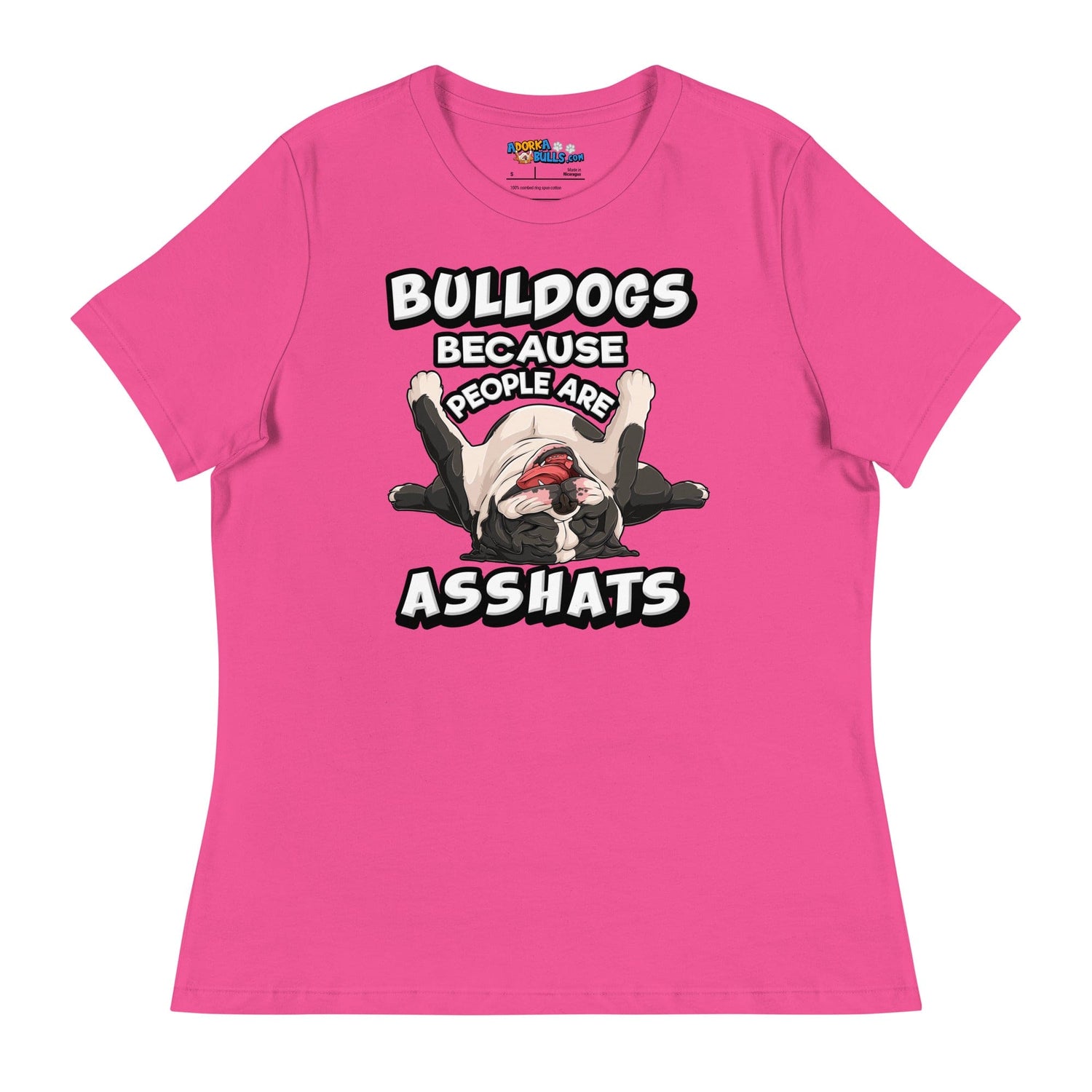 "People are Asshats" English Bulldog Women&