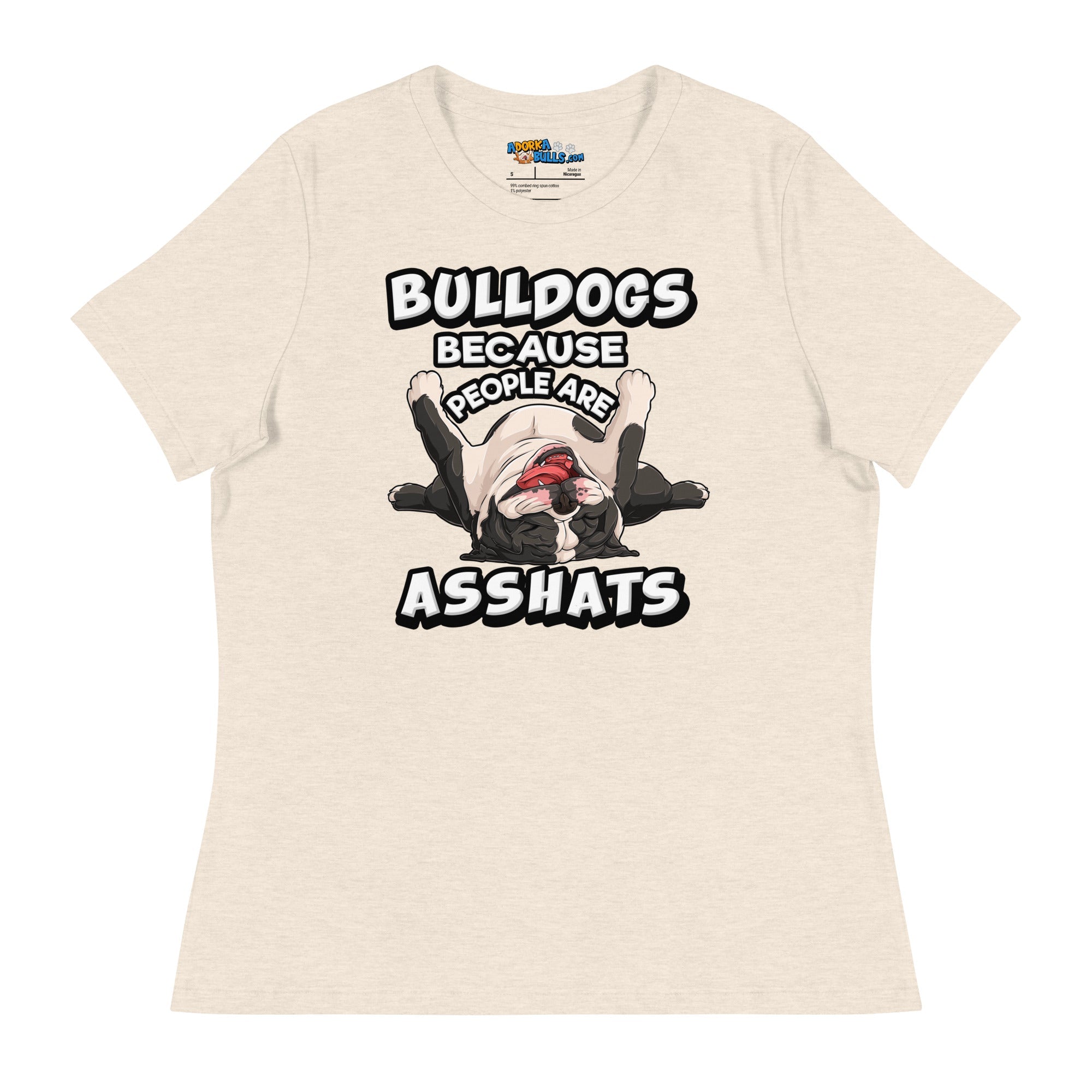 "People are Asshats" English Bulldog Women&
