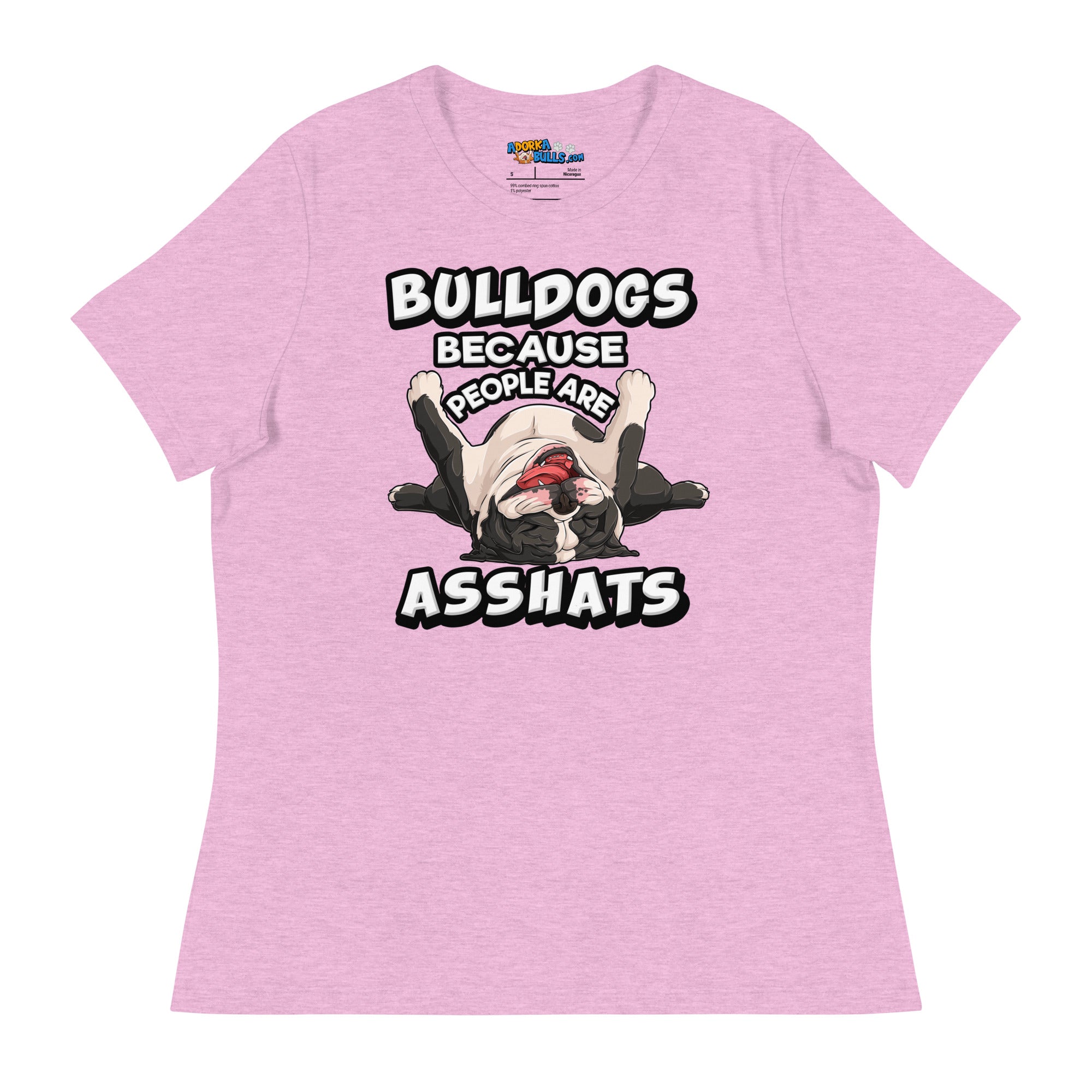 "People are Asshats" English Bulldog Women&