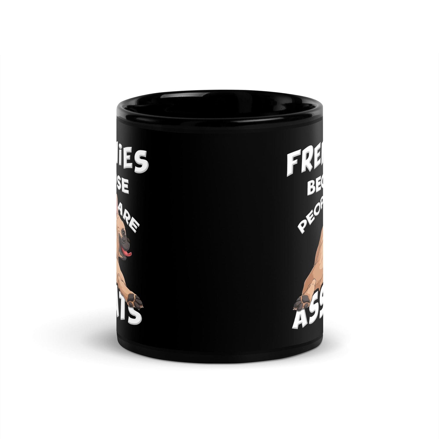 "People are Asshats" French Bulldog Mug