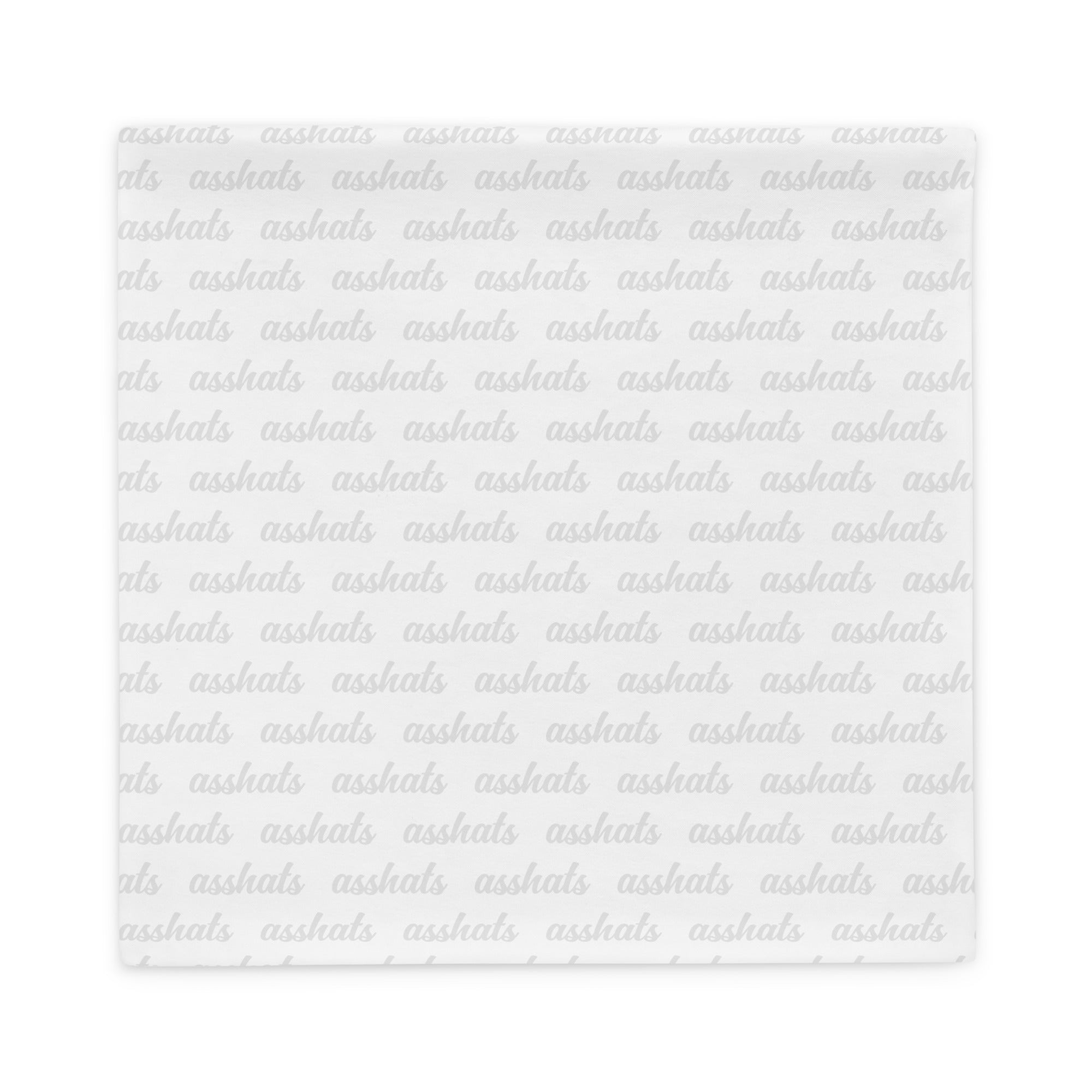 "People are Asshats" French Bulldog Pillow Case