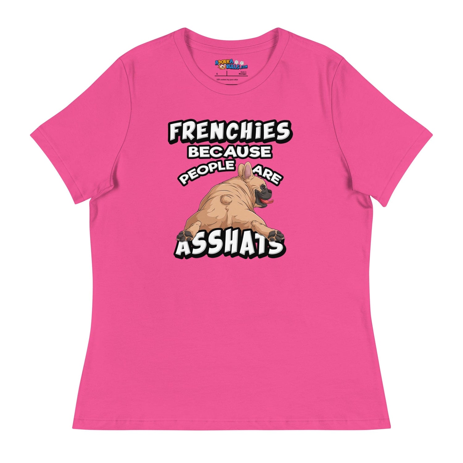 "People are Asshats" French Bulldog Women&
