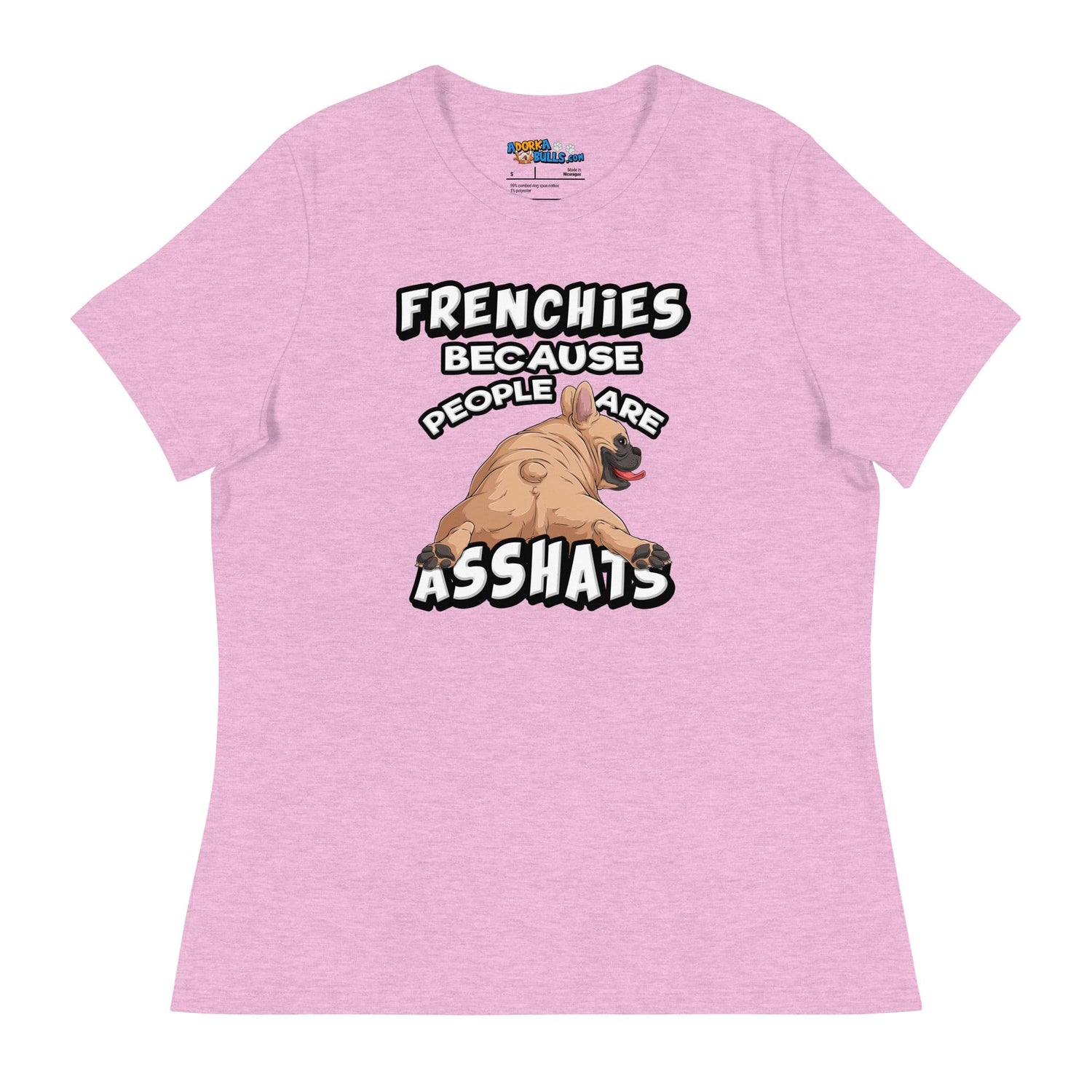 "People are Asshats" French Bulldog Women&