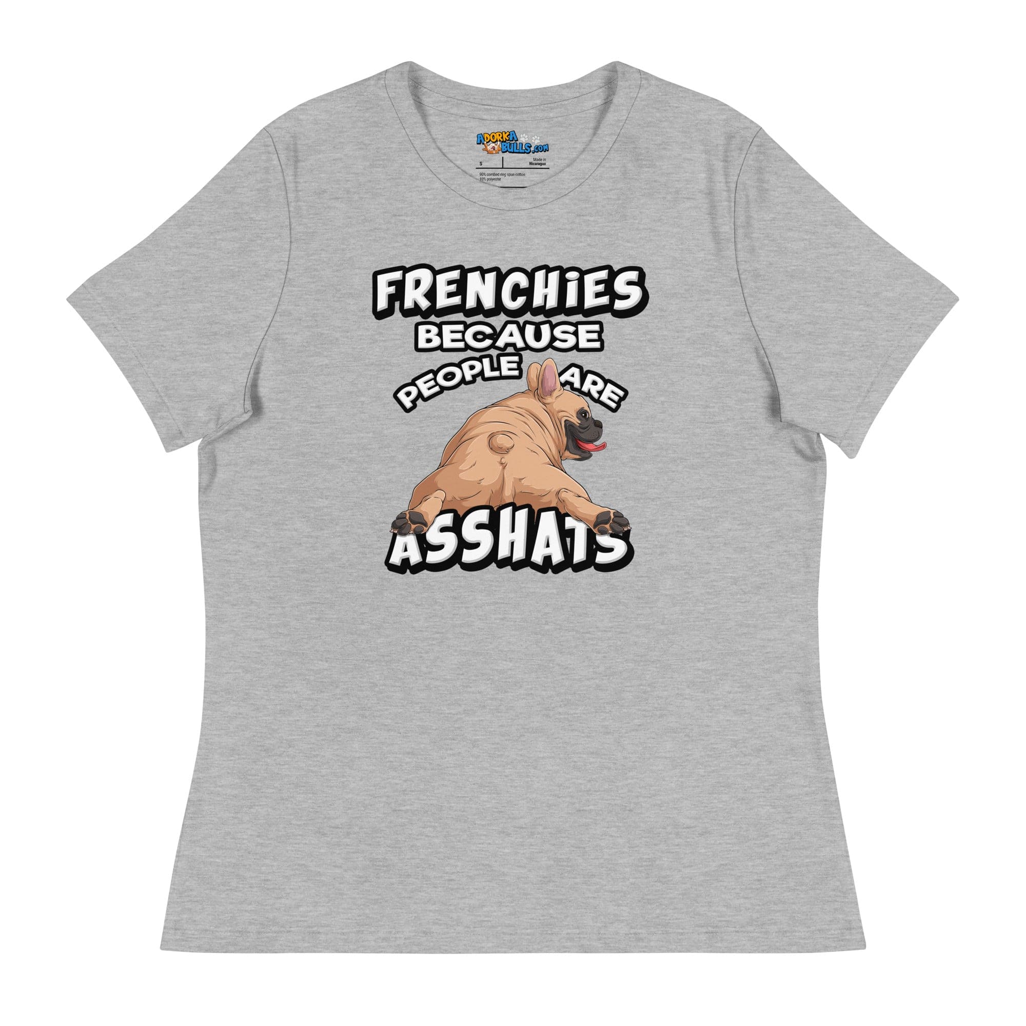 "People are Asshats" French Bulldog Women&