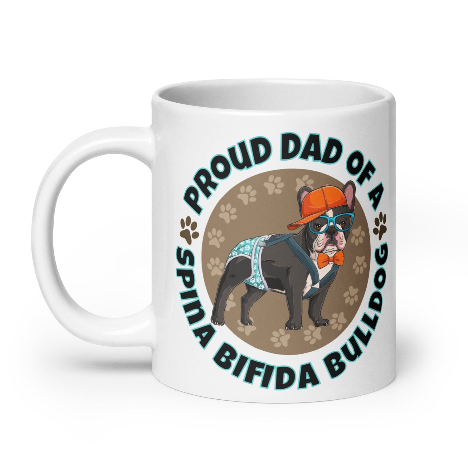 Proud Dad of a Spina Bifida Bulldog Mug