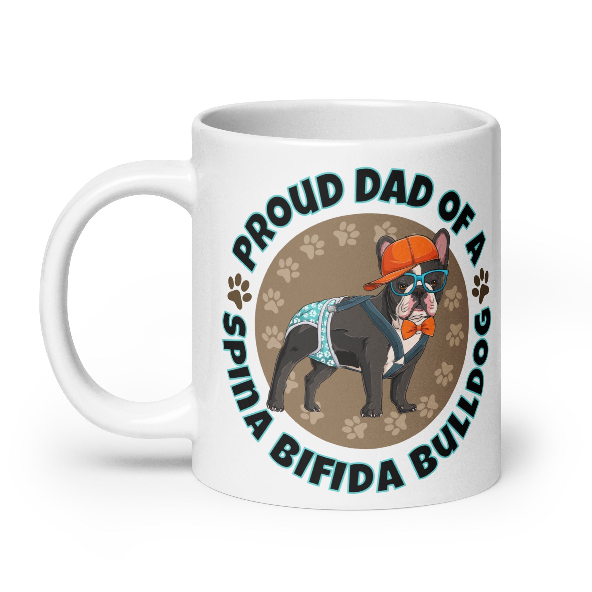Proud Dad of a Spina Bifida Bulldog Mug