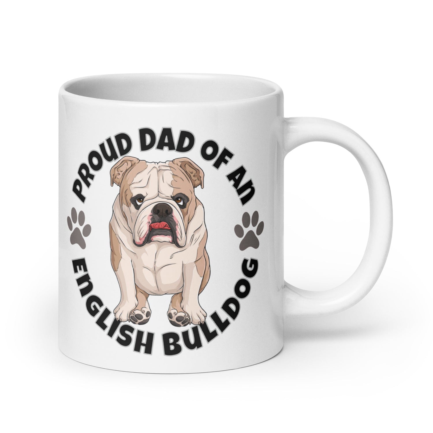 Proud Dad of an English Bulldog Mug
