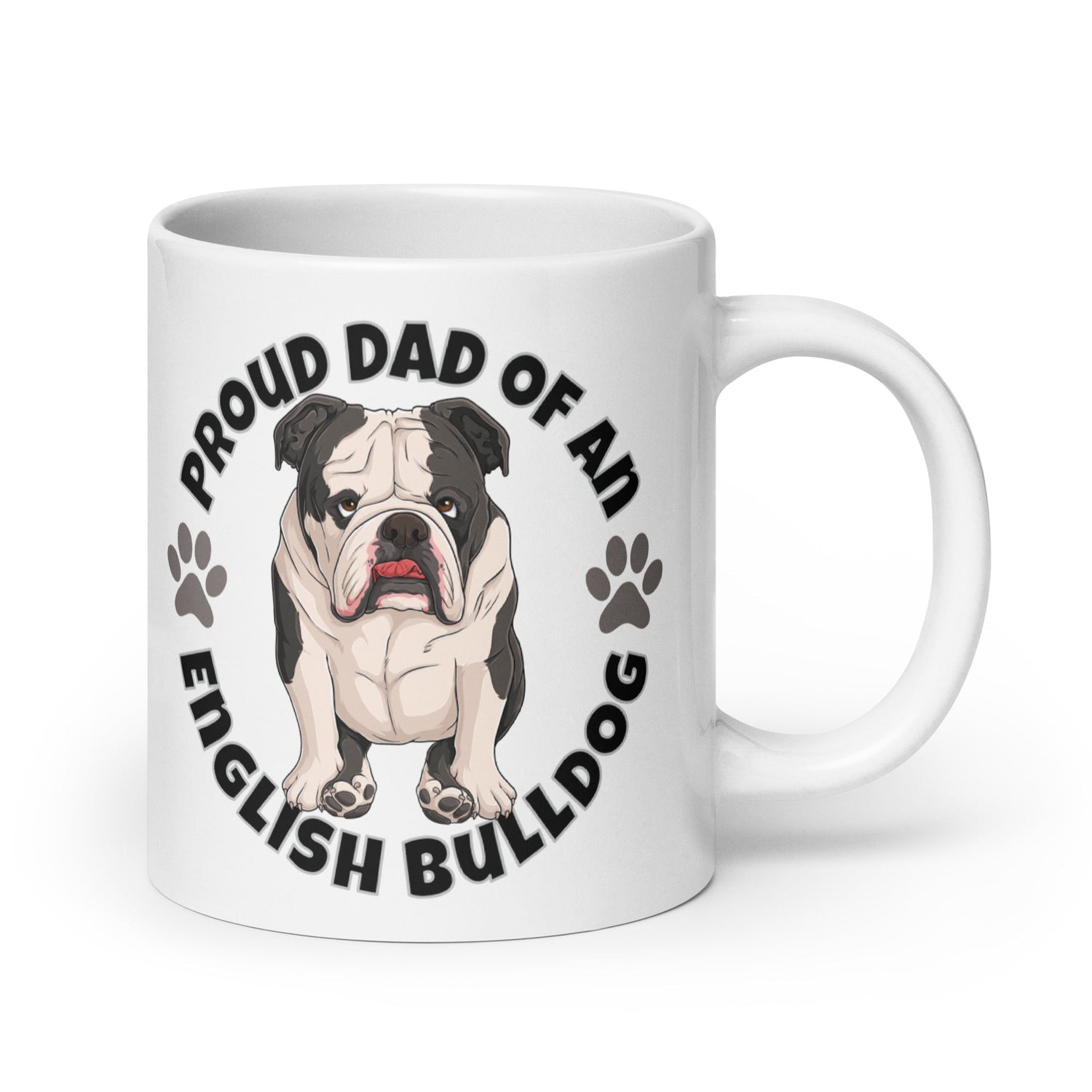 Proud Dad of an English Bulldog Mug