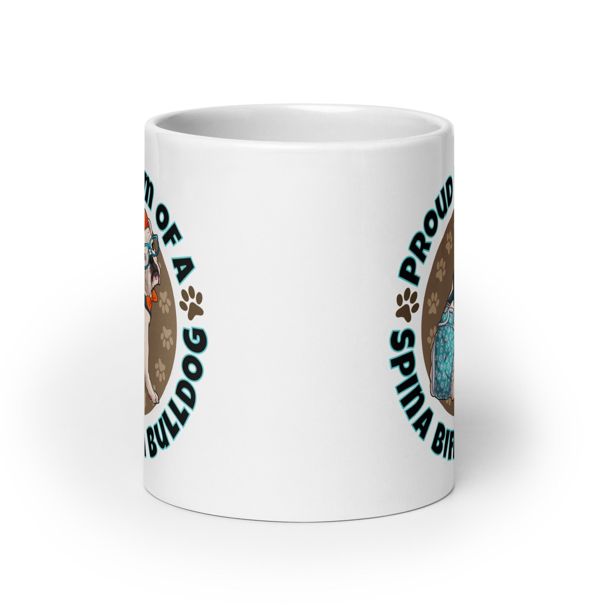 Proud Mom of a Spina Bifida Bulldog Mug