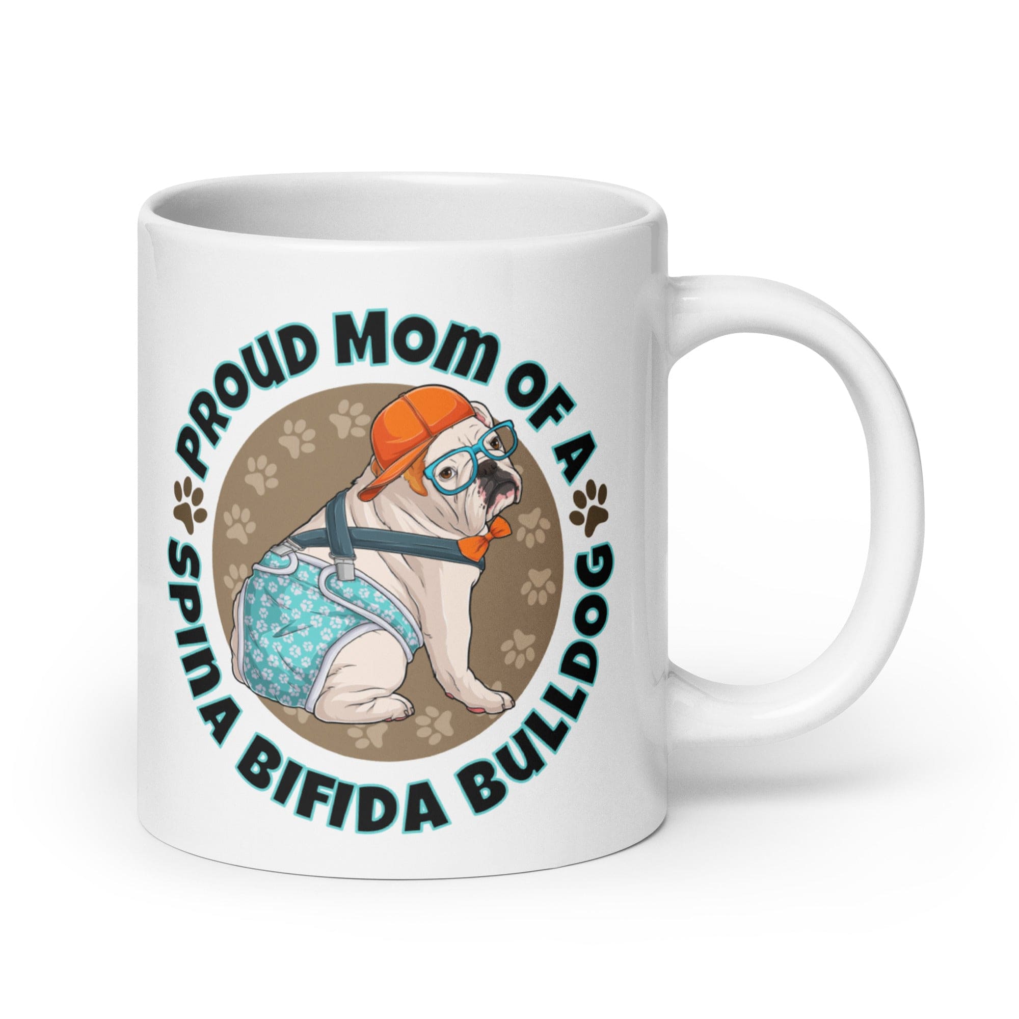 Proud Mom of a Spina Bifida Bulldog Mug