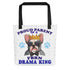 "Proud Parent of a FBRN Drama King" Tote Bag