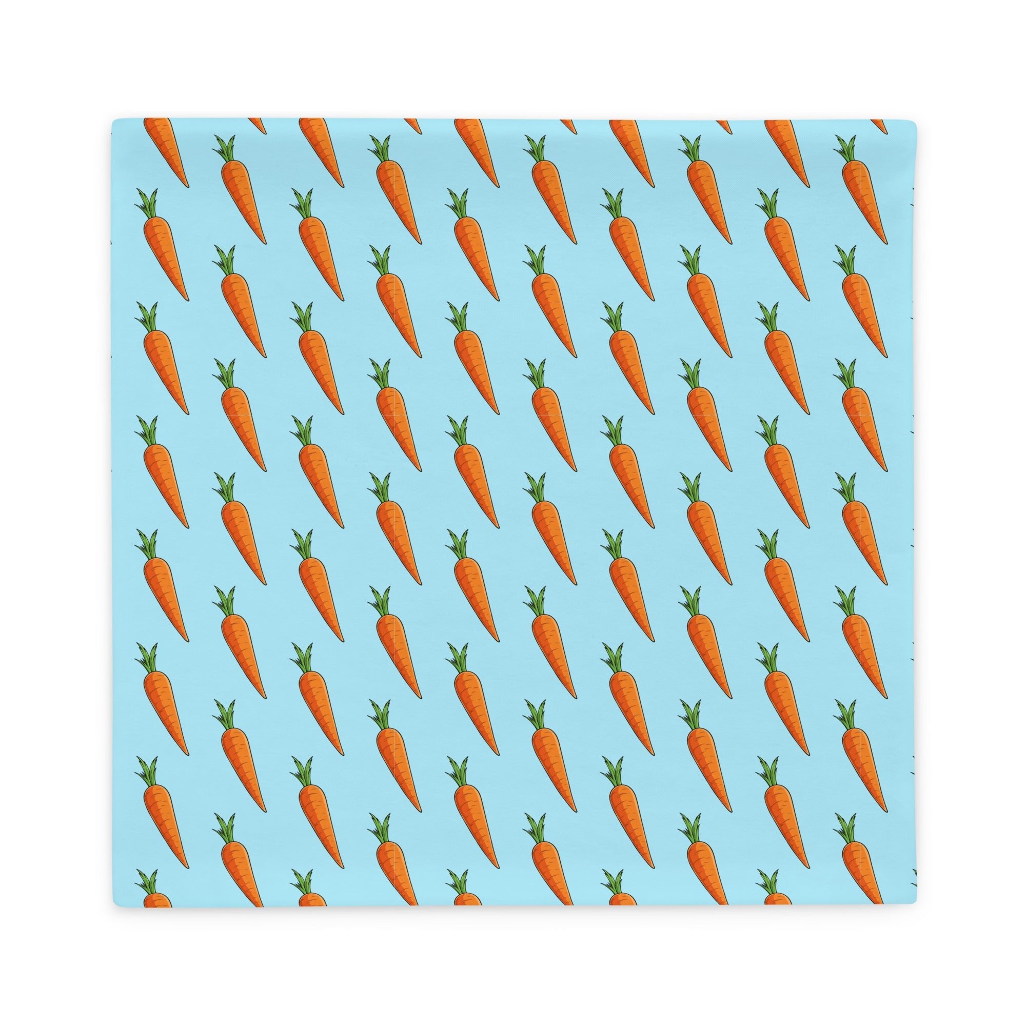 Purple "Bunny Kisses" Male English Bulldog Pillow Case | Fawn & White Colored