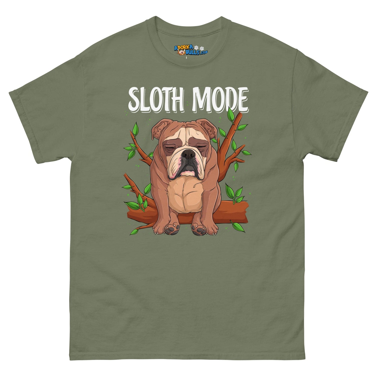 "Sloth Mode" English Bulldog Men&