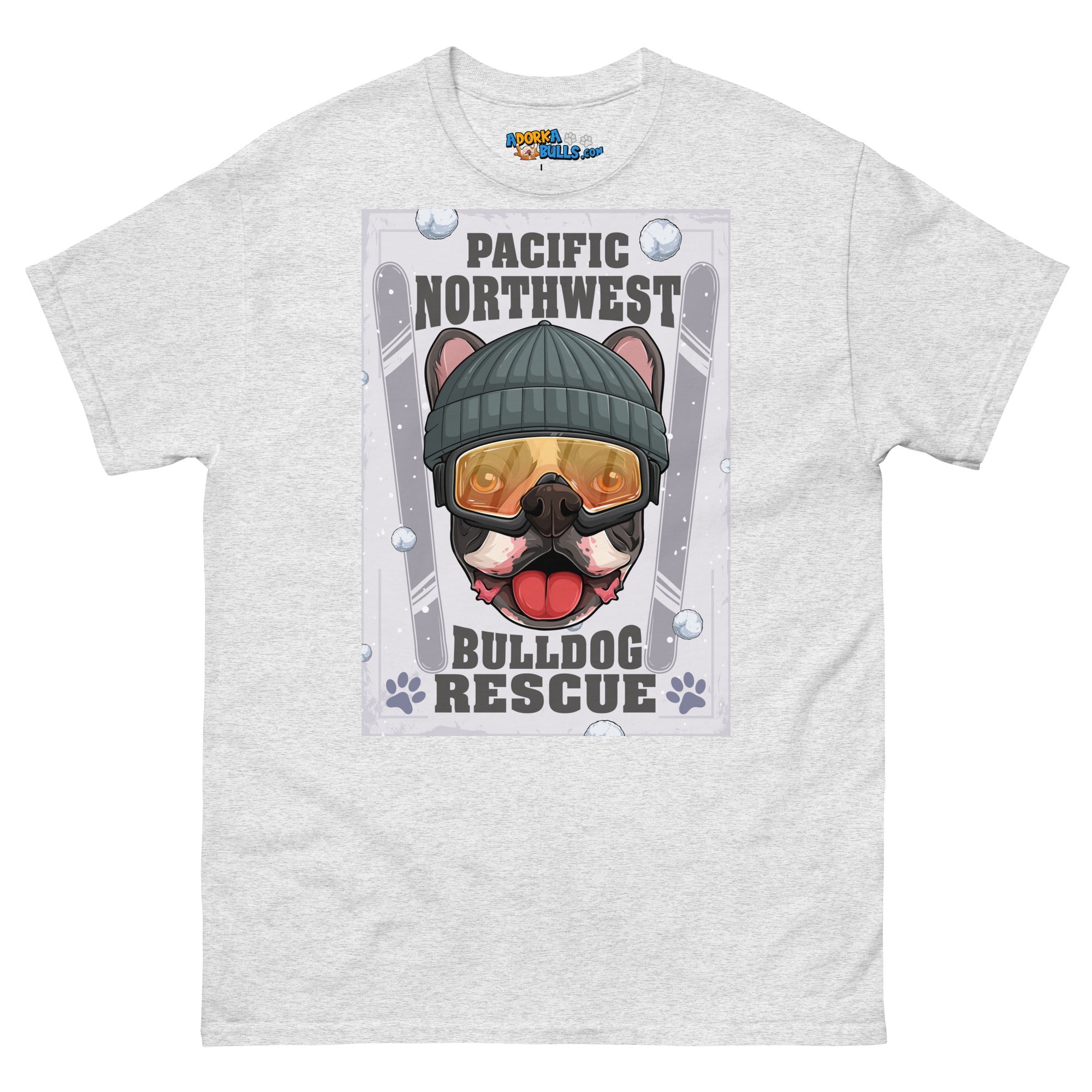 "Snow Bullies" Frenchie Skier Men&