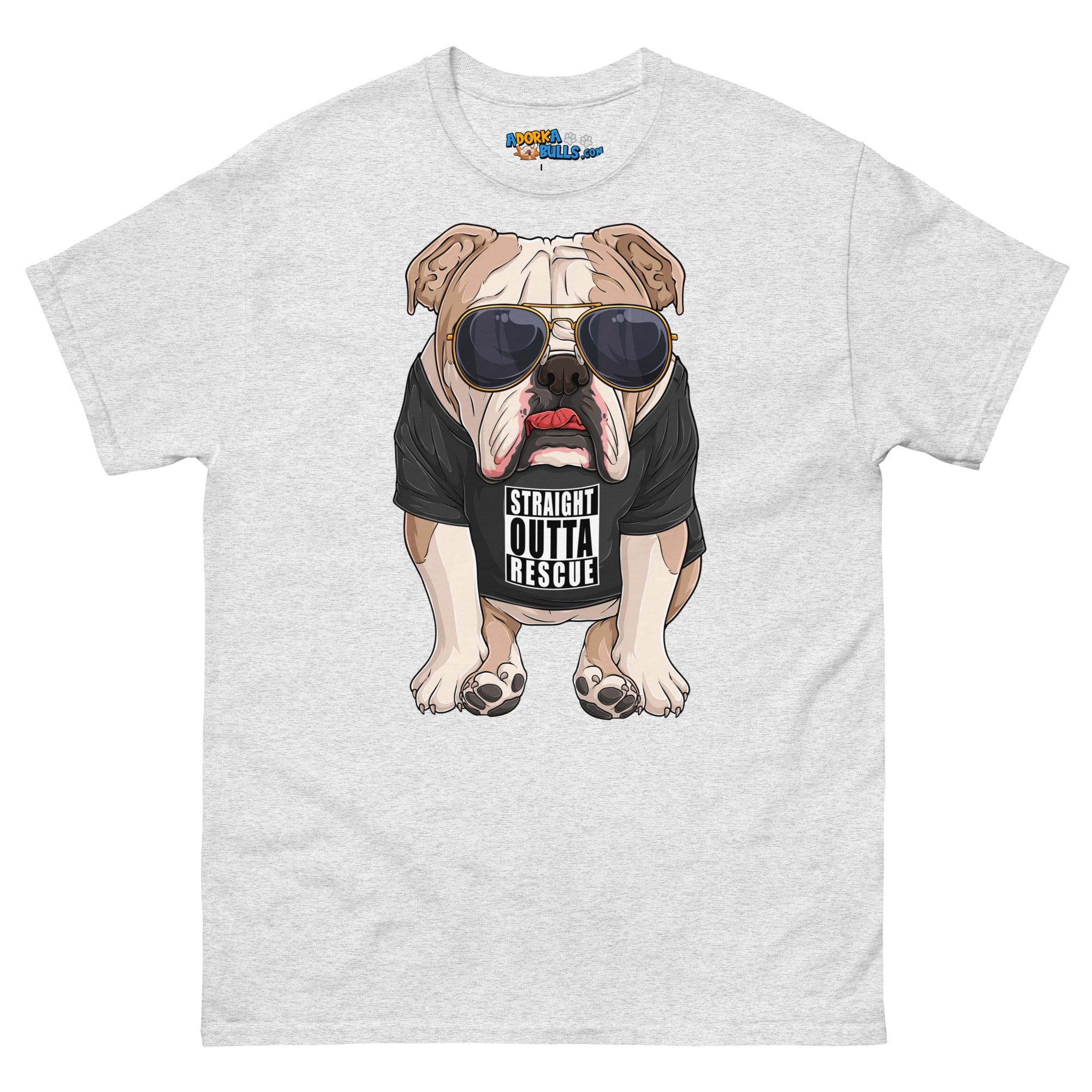 "Straight Outta Rescue" English Bulldog Men&