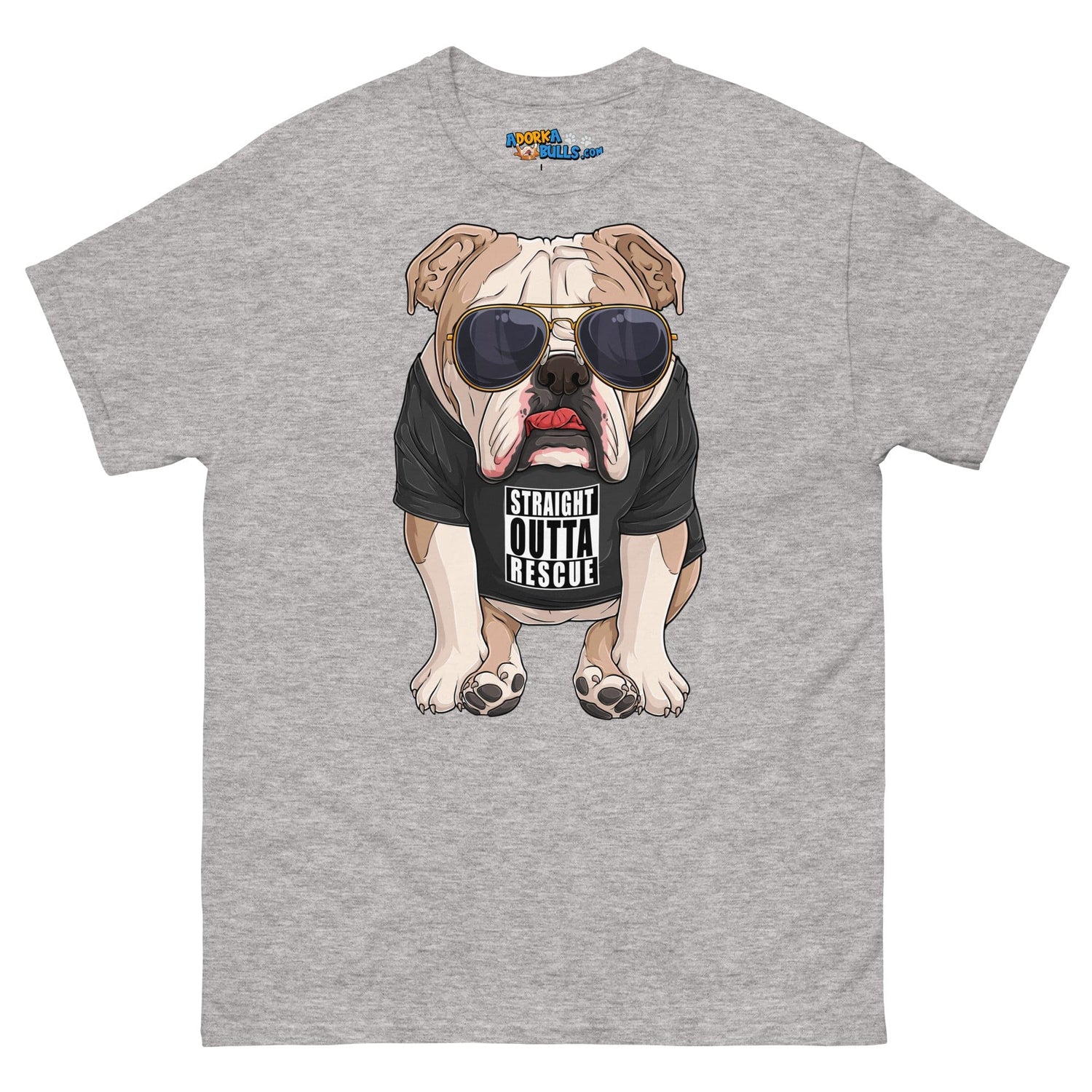 "Straight Outta Rescue" English Bulldog Men&