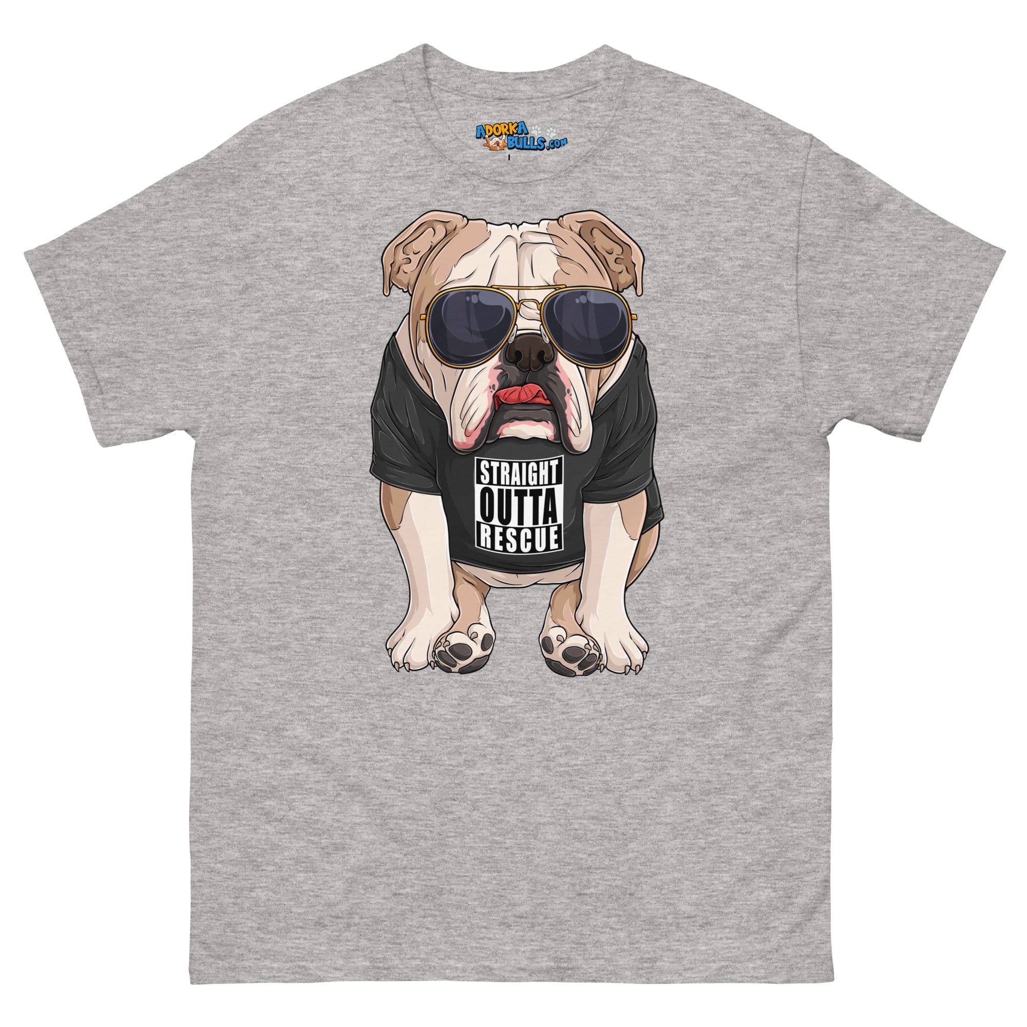 "Straight Outta Rescue" English Bulldog Men&