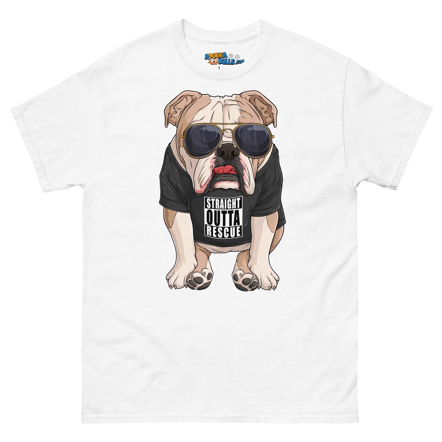 "Straight Outta Rescue" English Bulldog Men&
