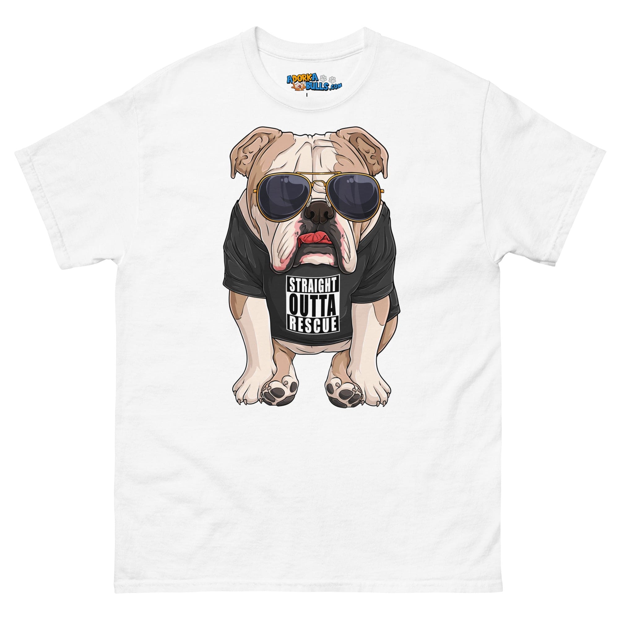 "Straight Outta Rescue" English Bulldog Men&