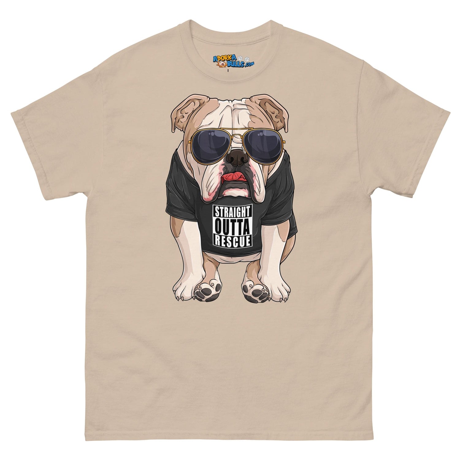 "Straight Outta Rescue" English Bulldog Men&
