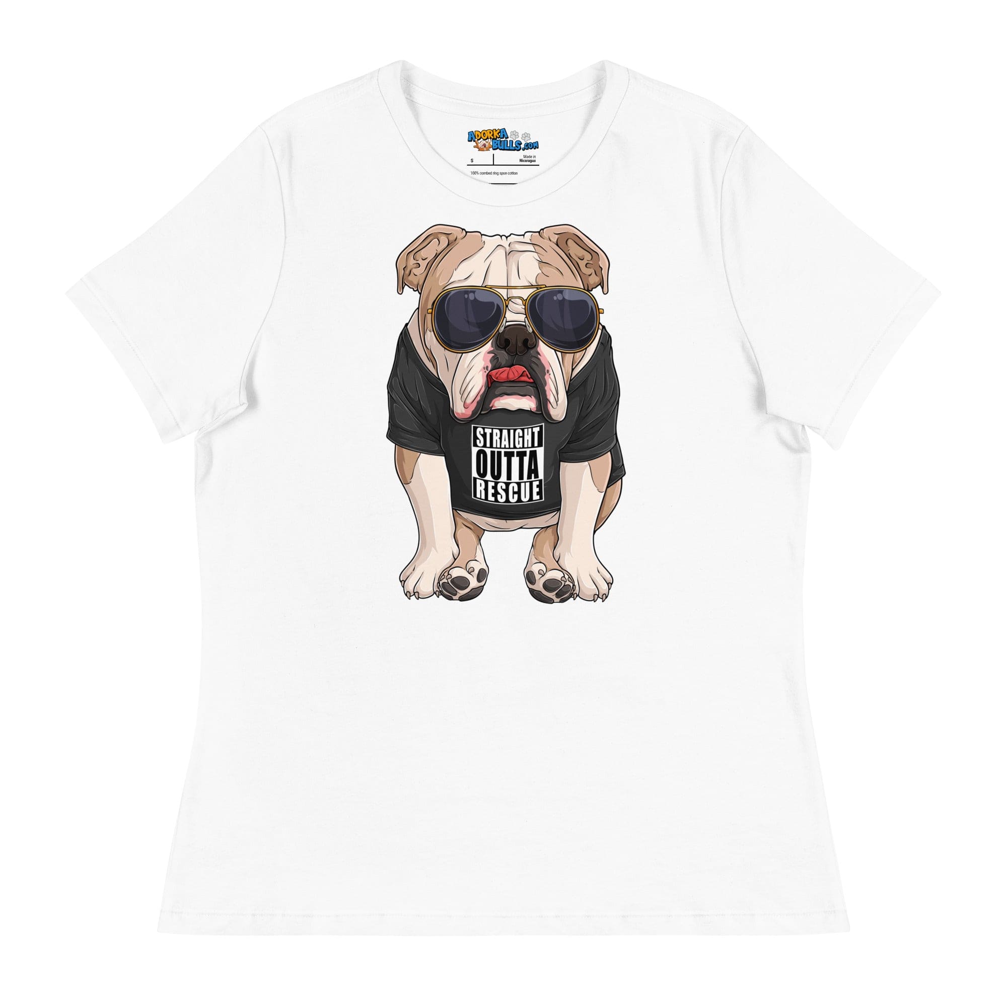 "Straight Outta Rescue" English Bulldog Women&