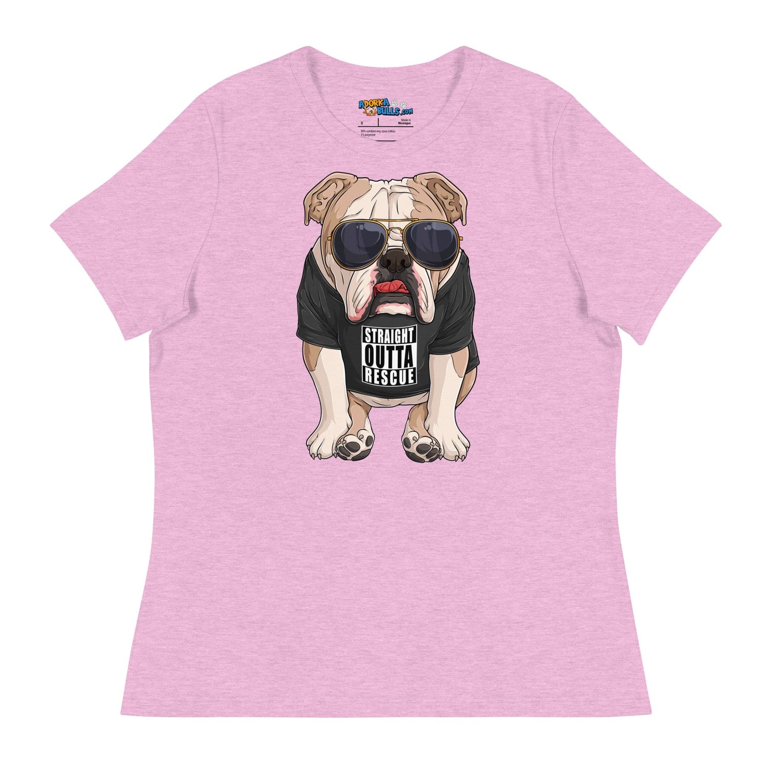 "Straight Outta Rescue" English Bulldog Women&