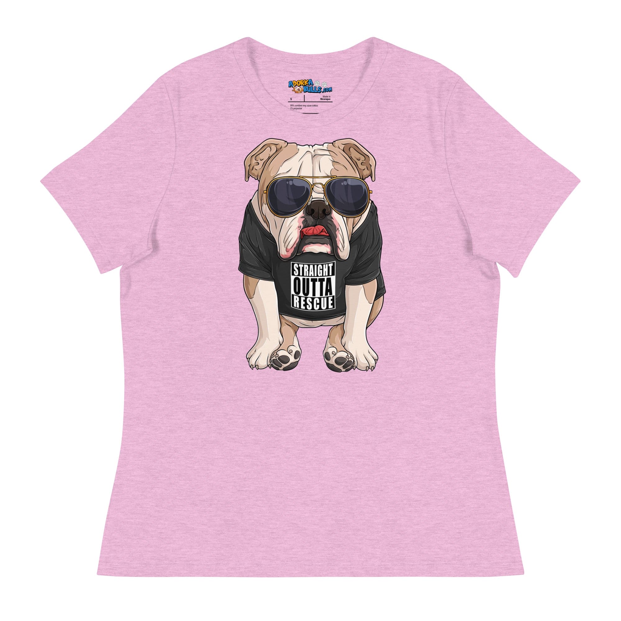 "Straight Outta Rescue" English Bulldog Women&
