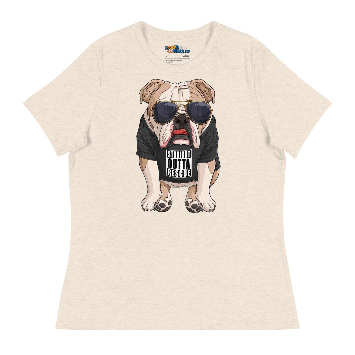 "Straight Outta Rescue" English Bulldog Women&
