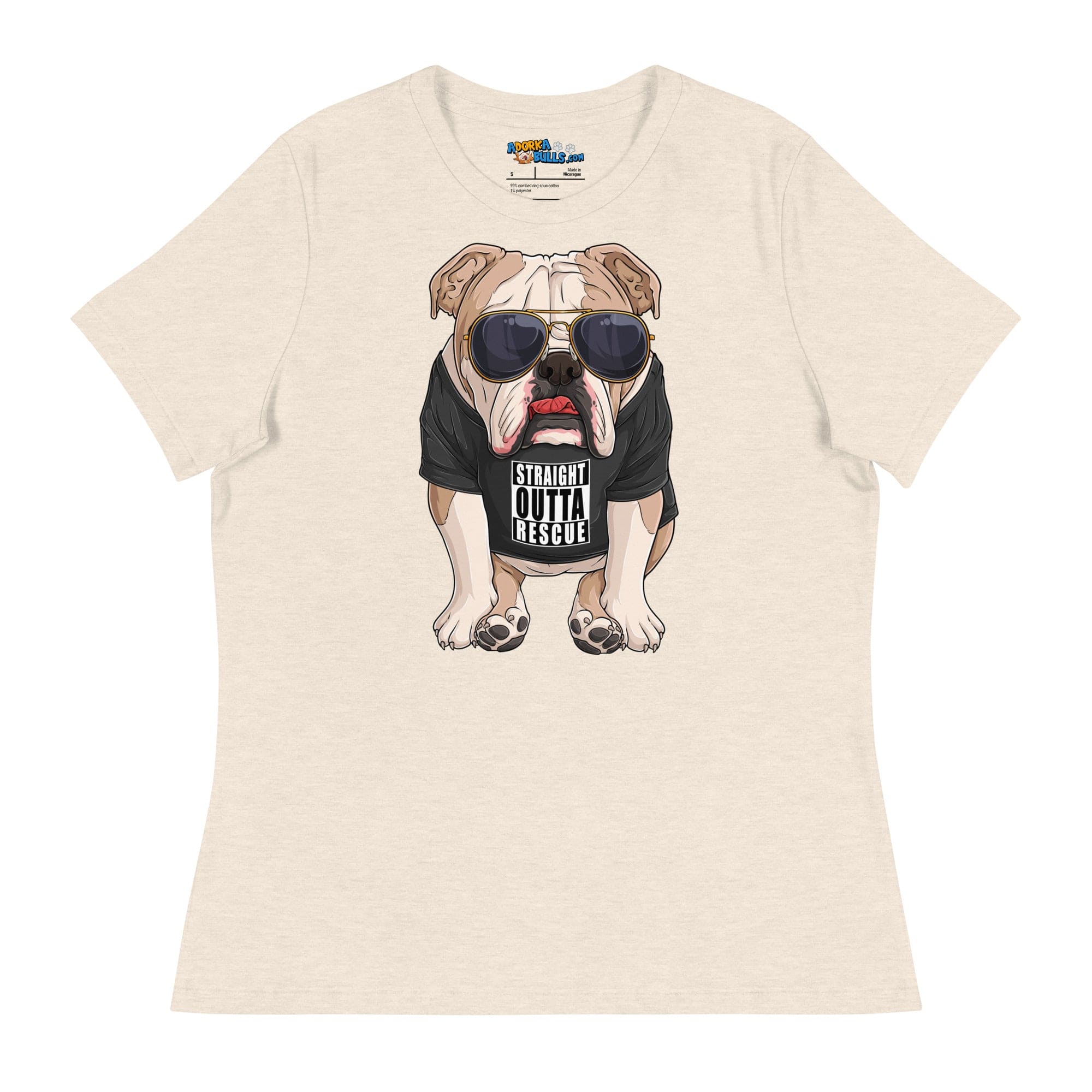 "Straight Outta Rescue" English Bulldog Women&