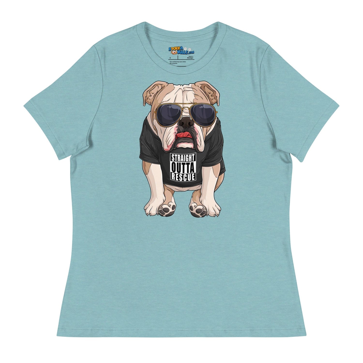 "Straight Outta Rescue" English Bulldog Women&