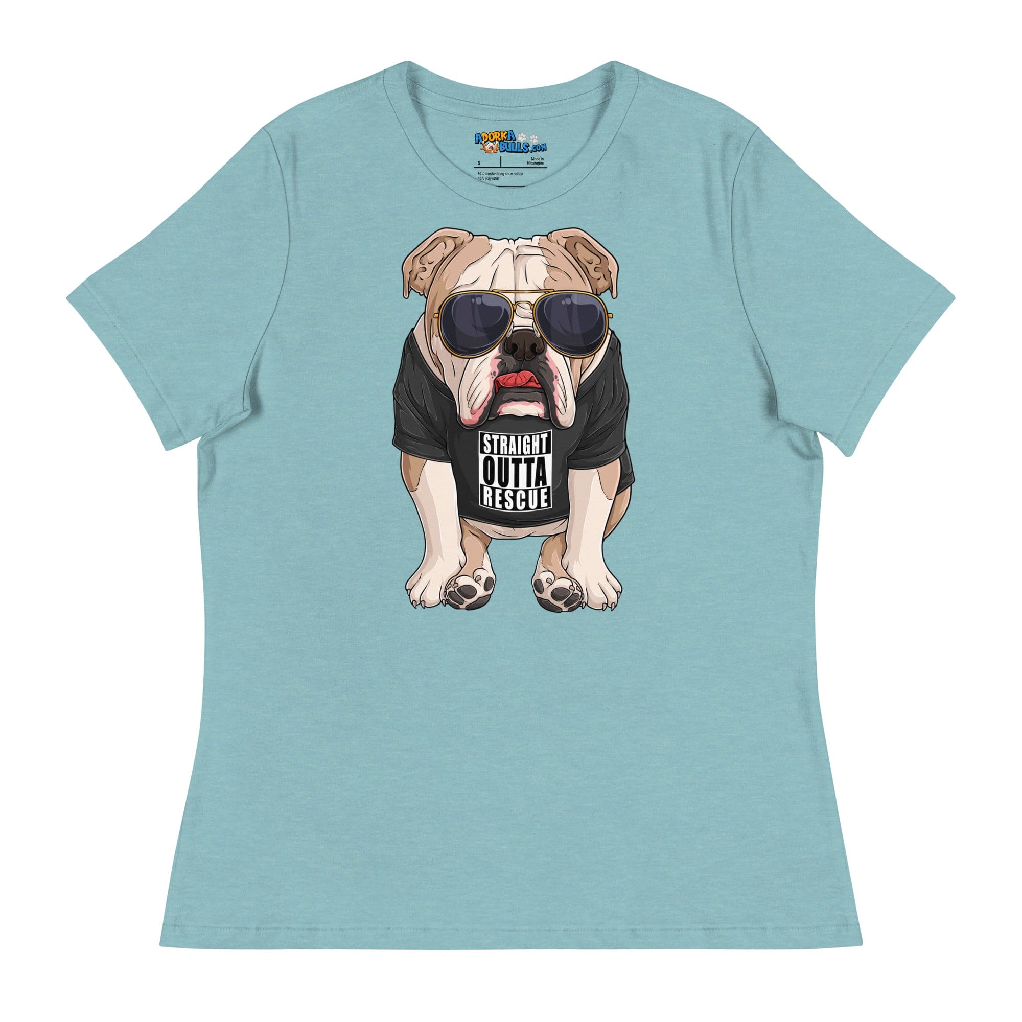 "Straight Outta Rescue" English Bulldog Women&