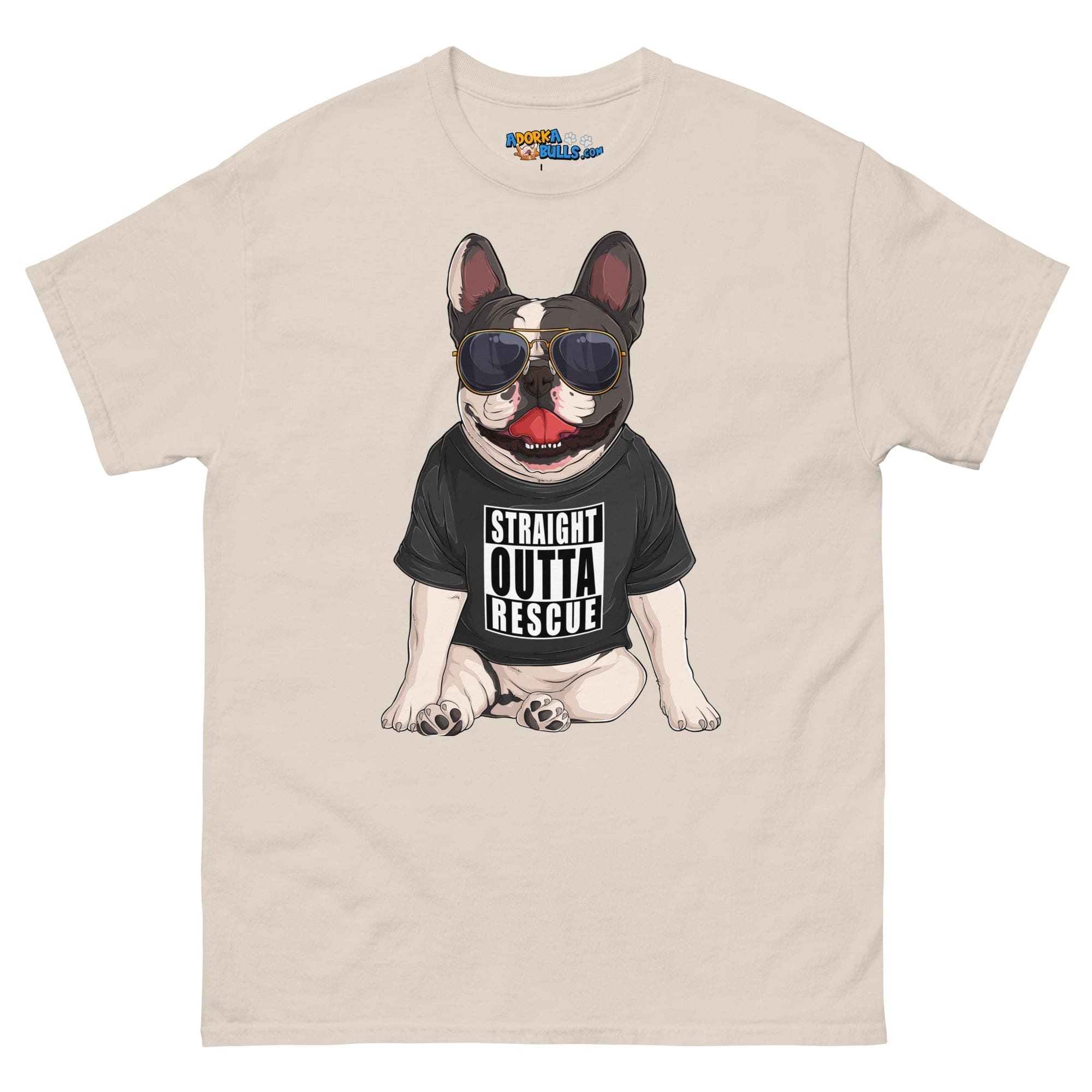 "Straight Outta Rescue" French Bulldog Men&
