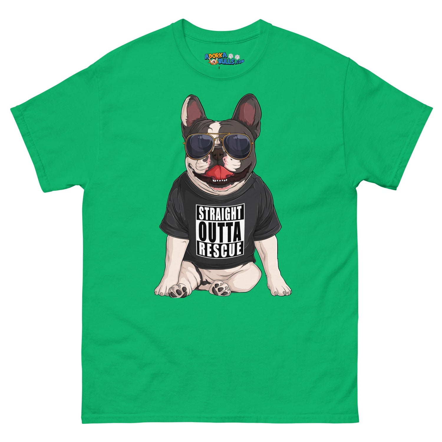 "Straight Outta Rescue" French Bulldog Men&