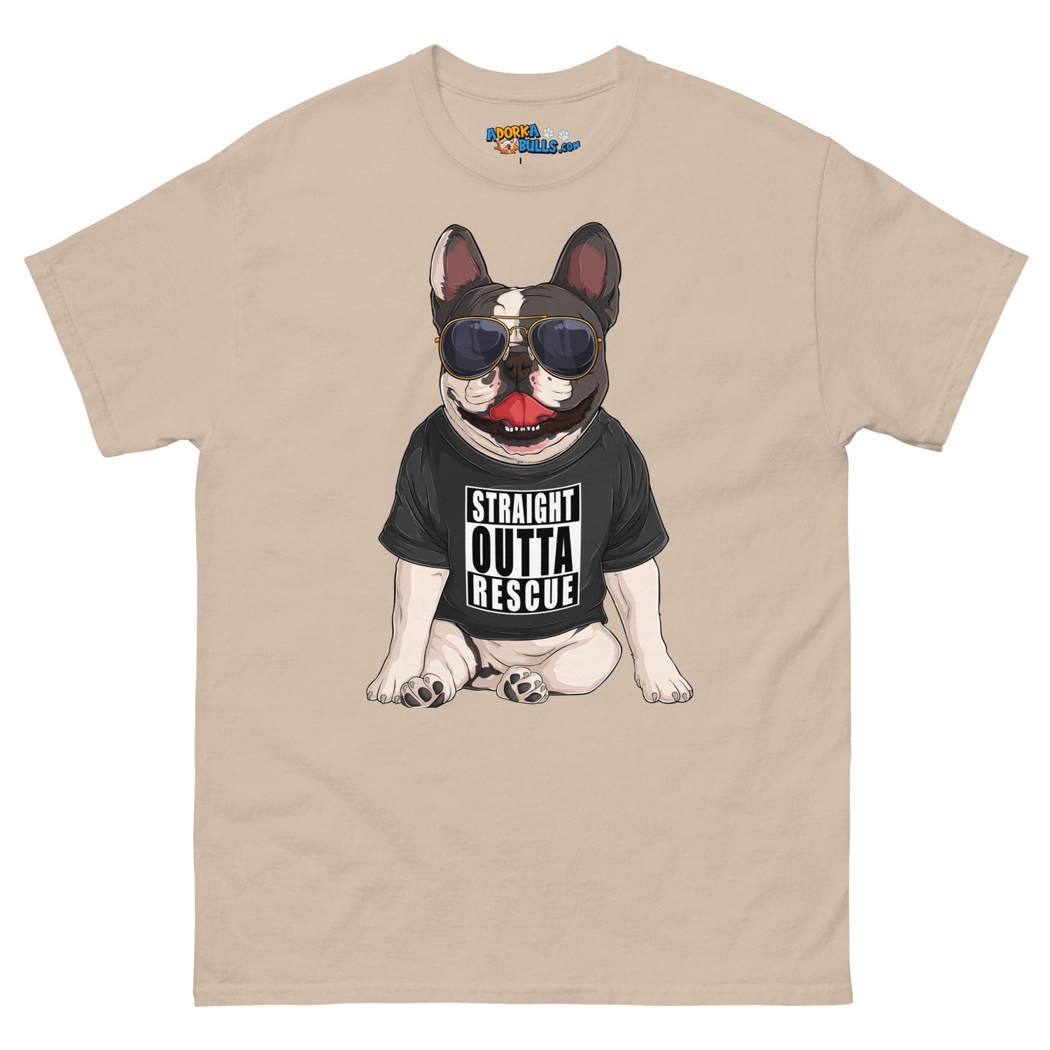 "Straight Outta Rescue" French Bulldog Men&