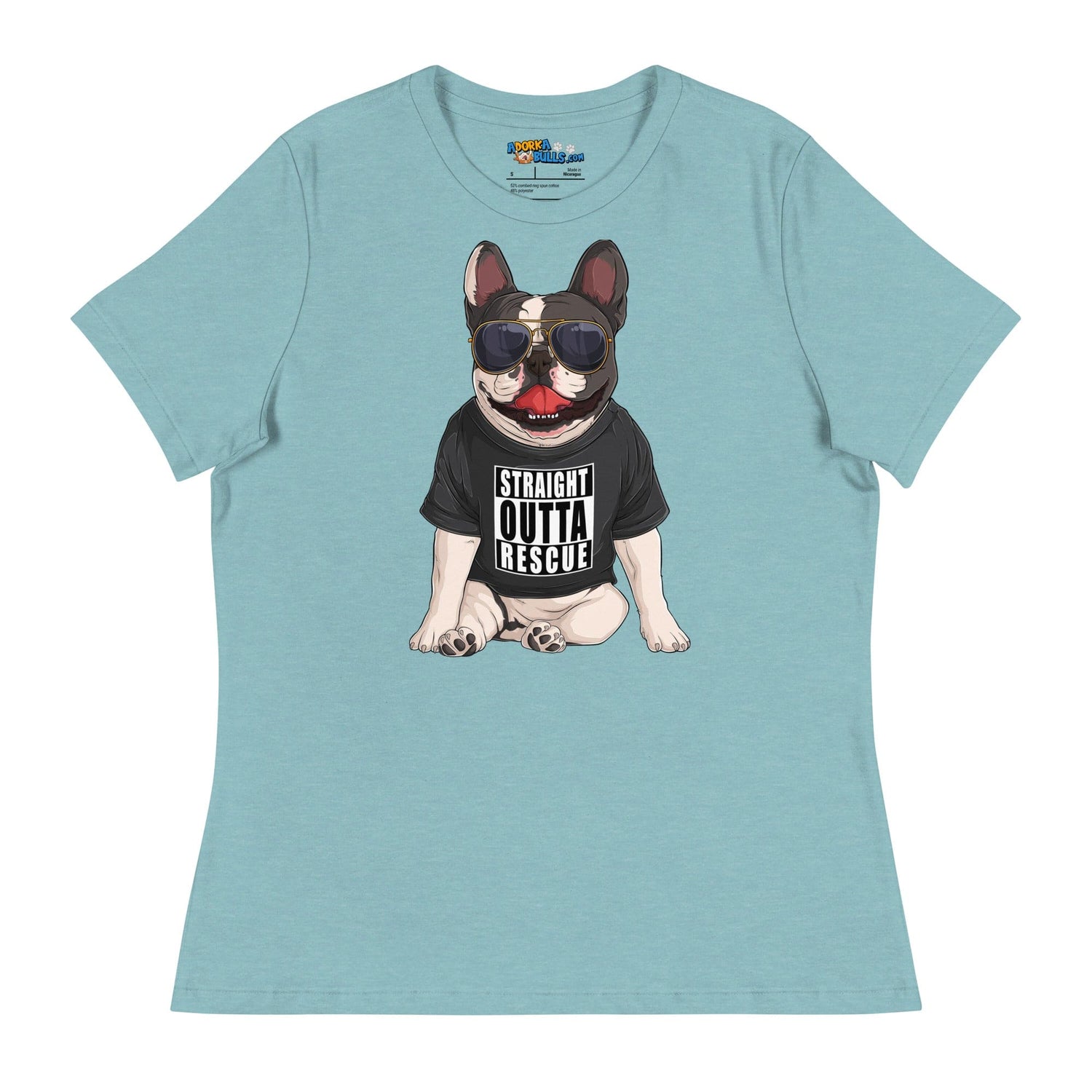 "Straight Outta Rescue" French Bulldog Women&