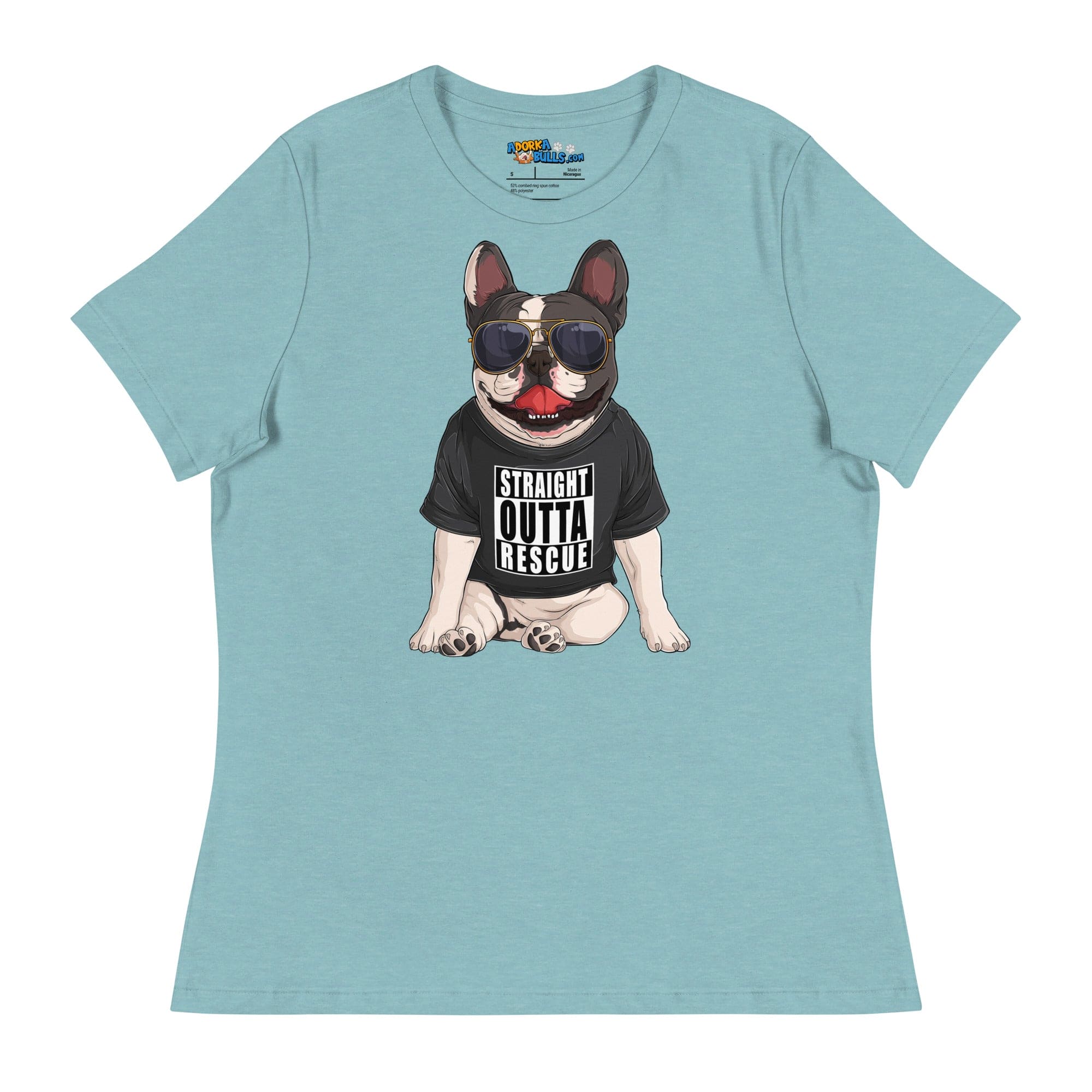"Straight Outta Rescue" French Bulldog Women&
