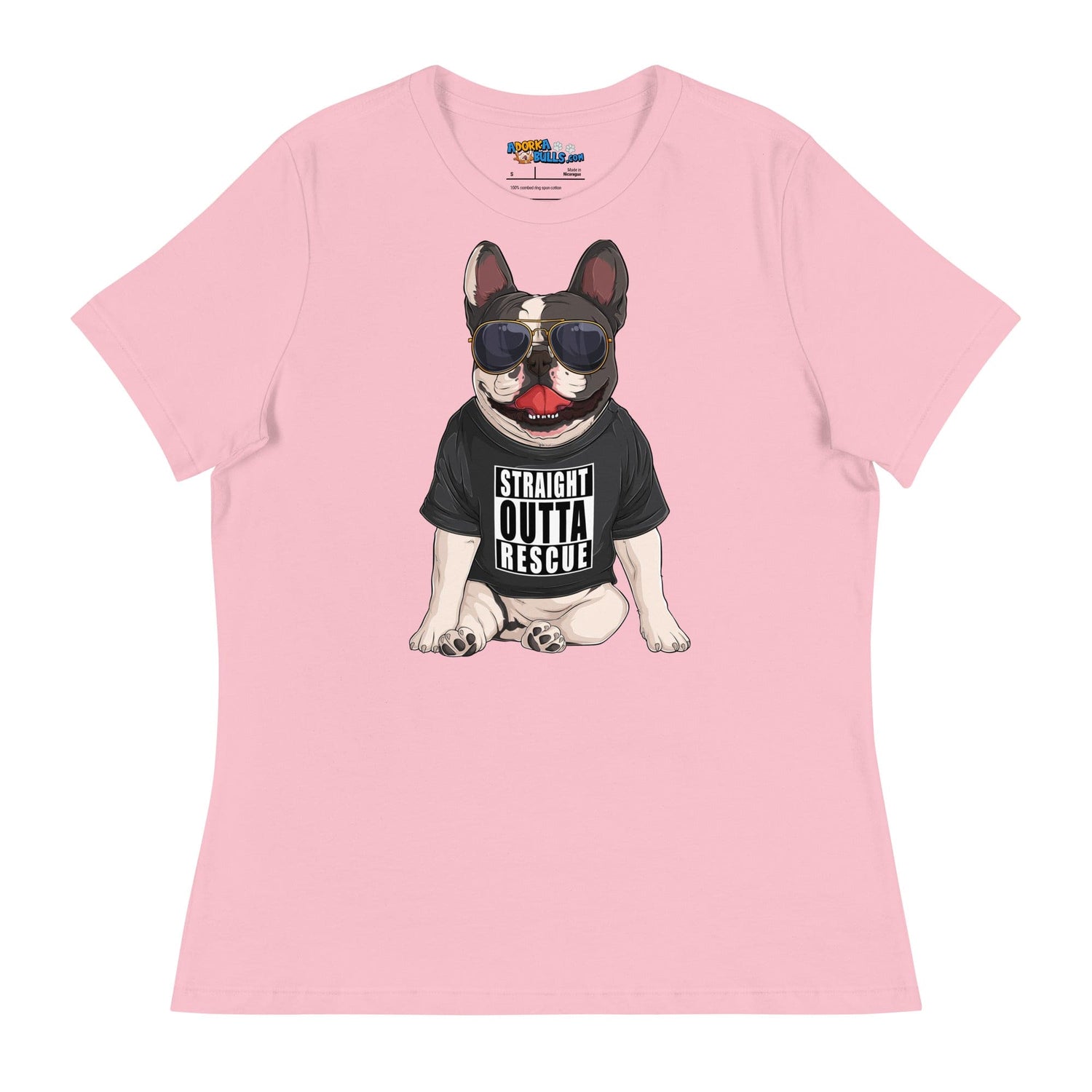 "Straight Outta Rescue" French Bulldog Women&