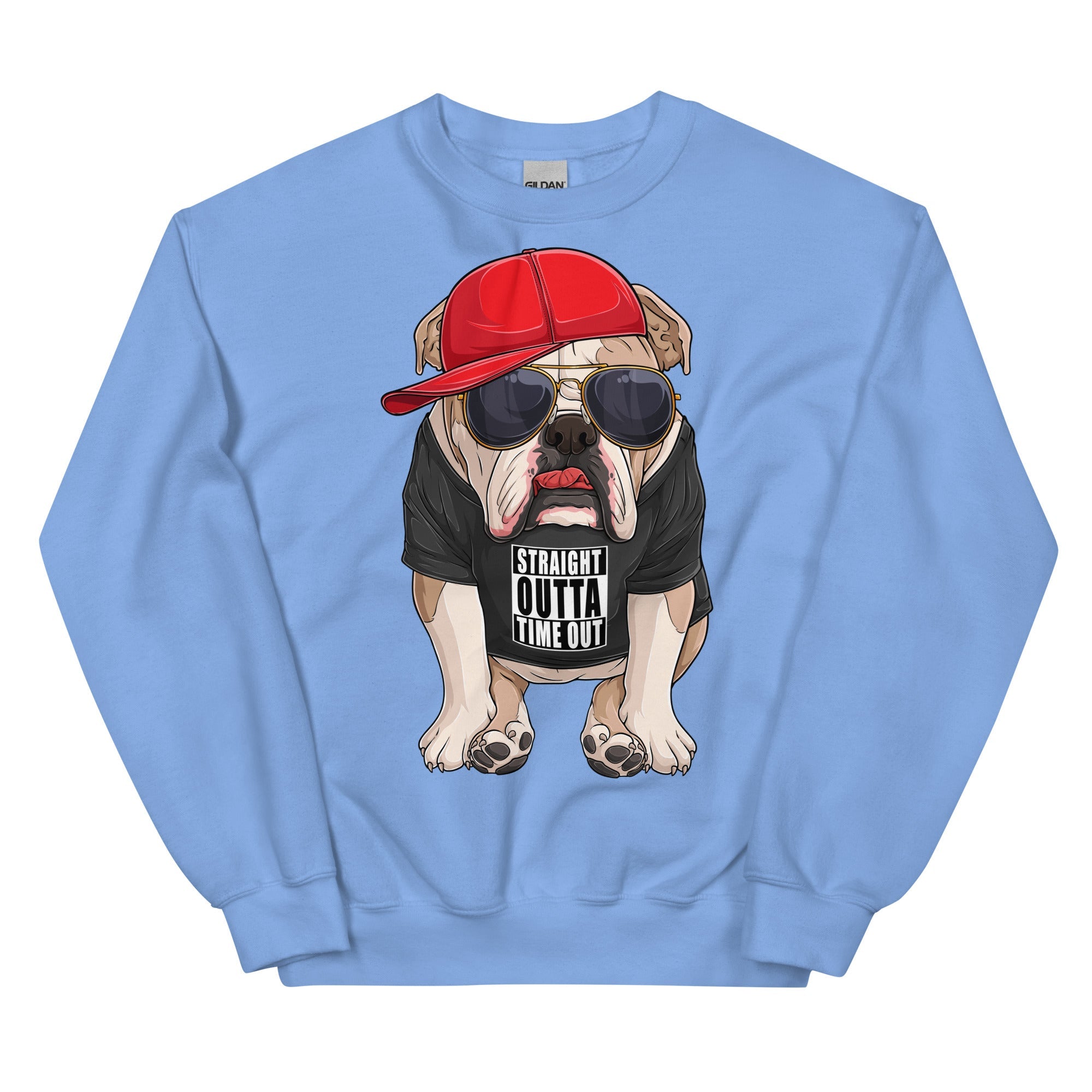 "Straight Outta Time Out" Bulldog Sweatshirt