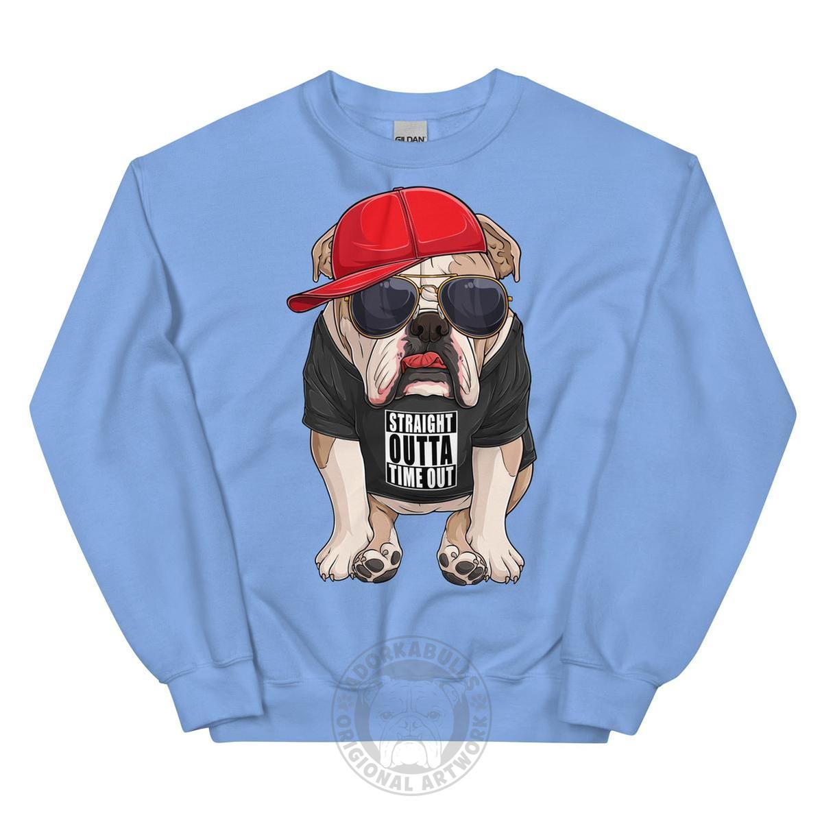 "Straight Outta Time Out" Bulldog Sweatshirt