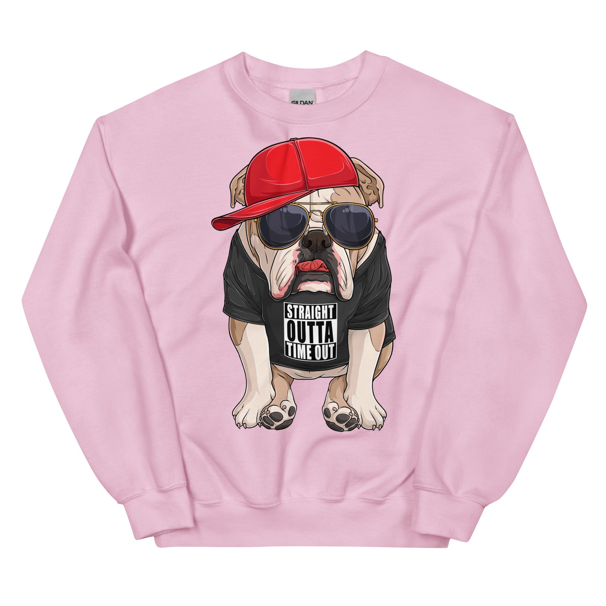 "Straight Outta Time Out" Bulldog Sweatshirt
