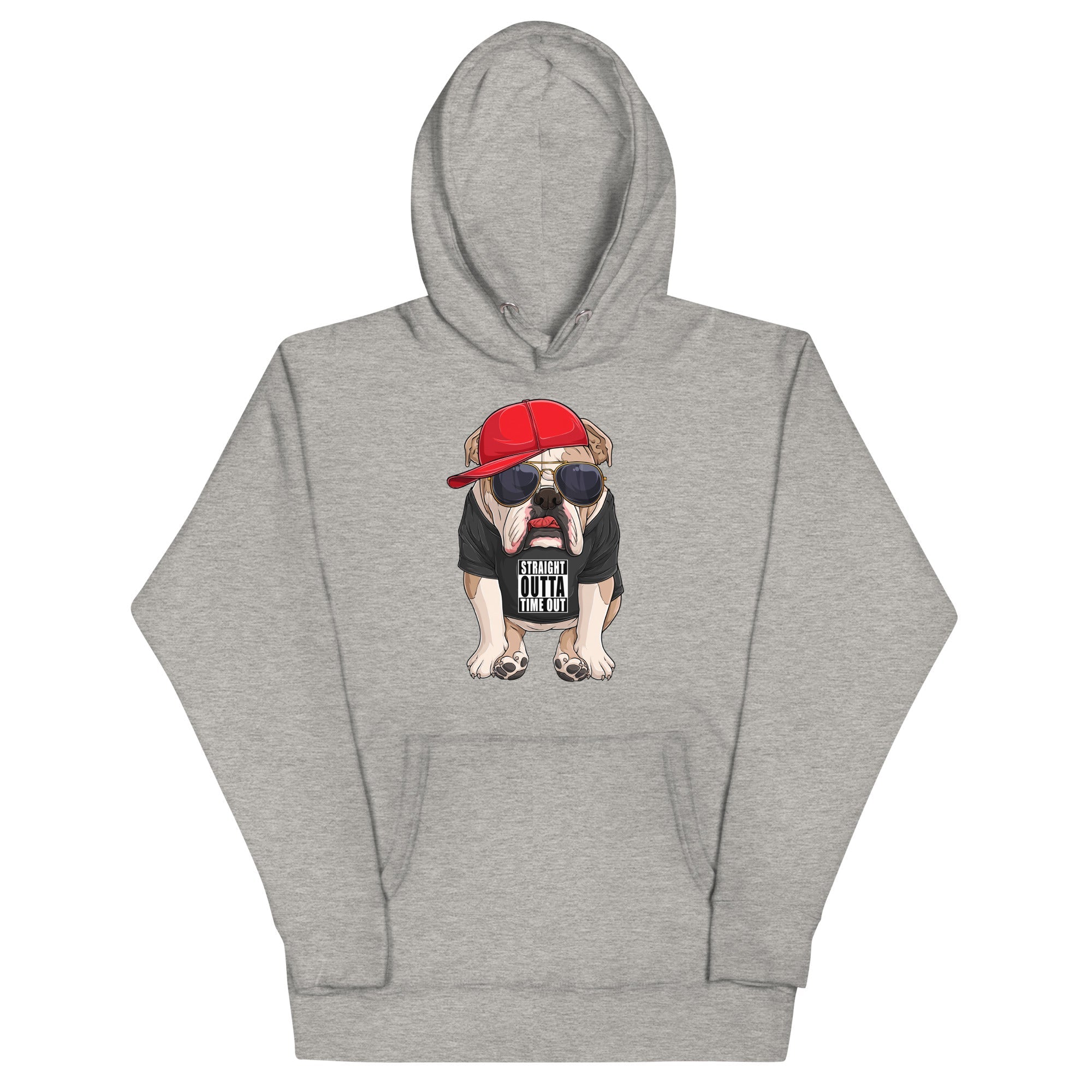 "Straight Outta Time Out" English Bulldog Unisex Hoodie