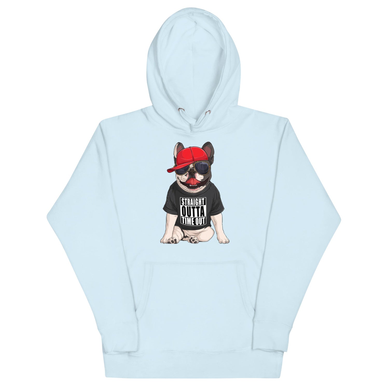 "Straight Outta Time Out" French Bulldog Unisex Hoodie