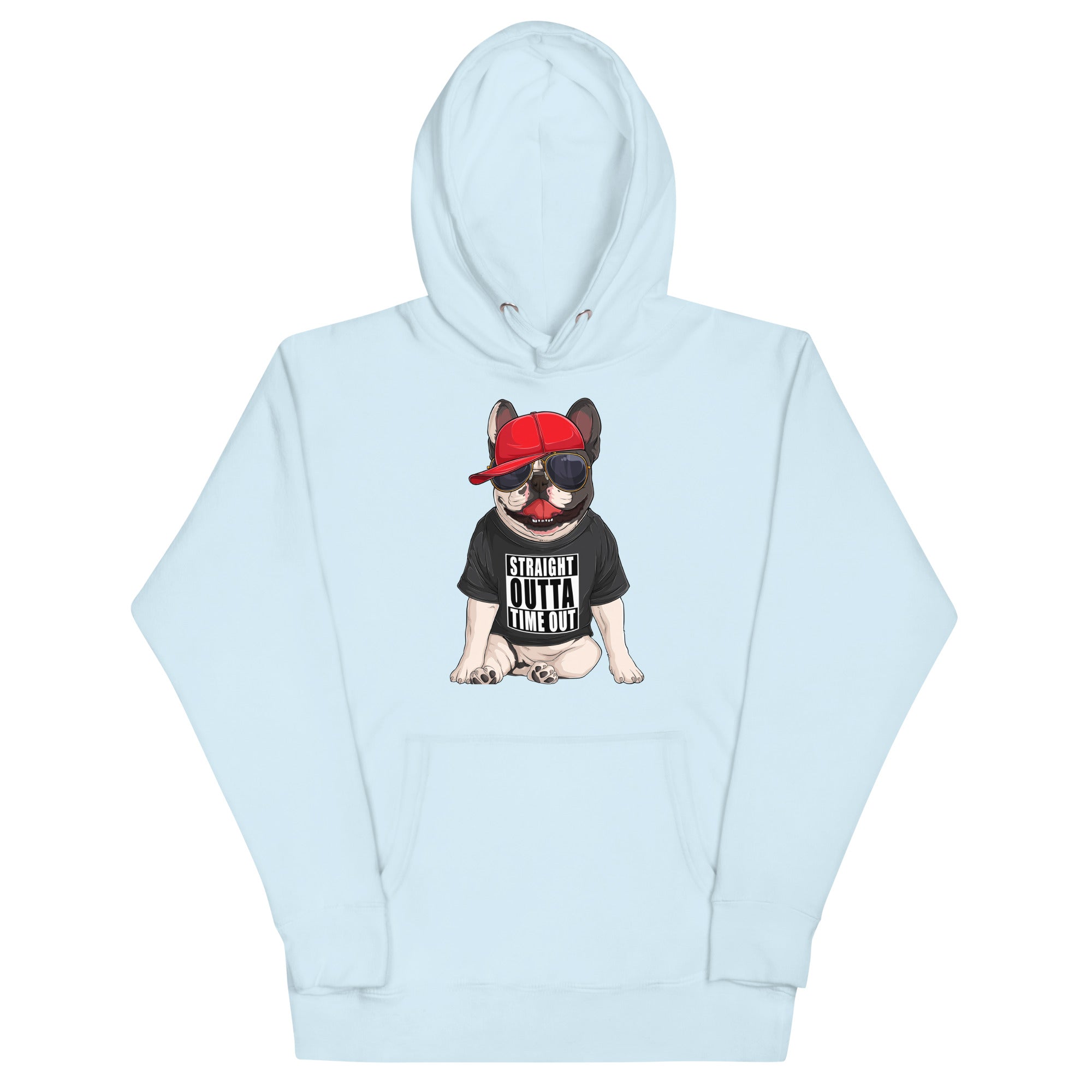 "Straight Outta Time Out" French Bulldog Unisex Hoodie