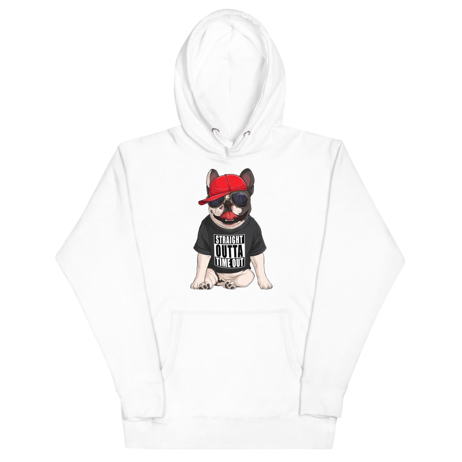 "Straight Outta Time Out" French Bulldog Unisex Hoodie
