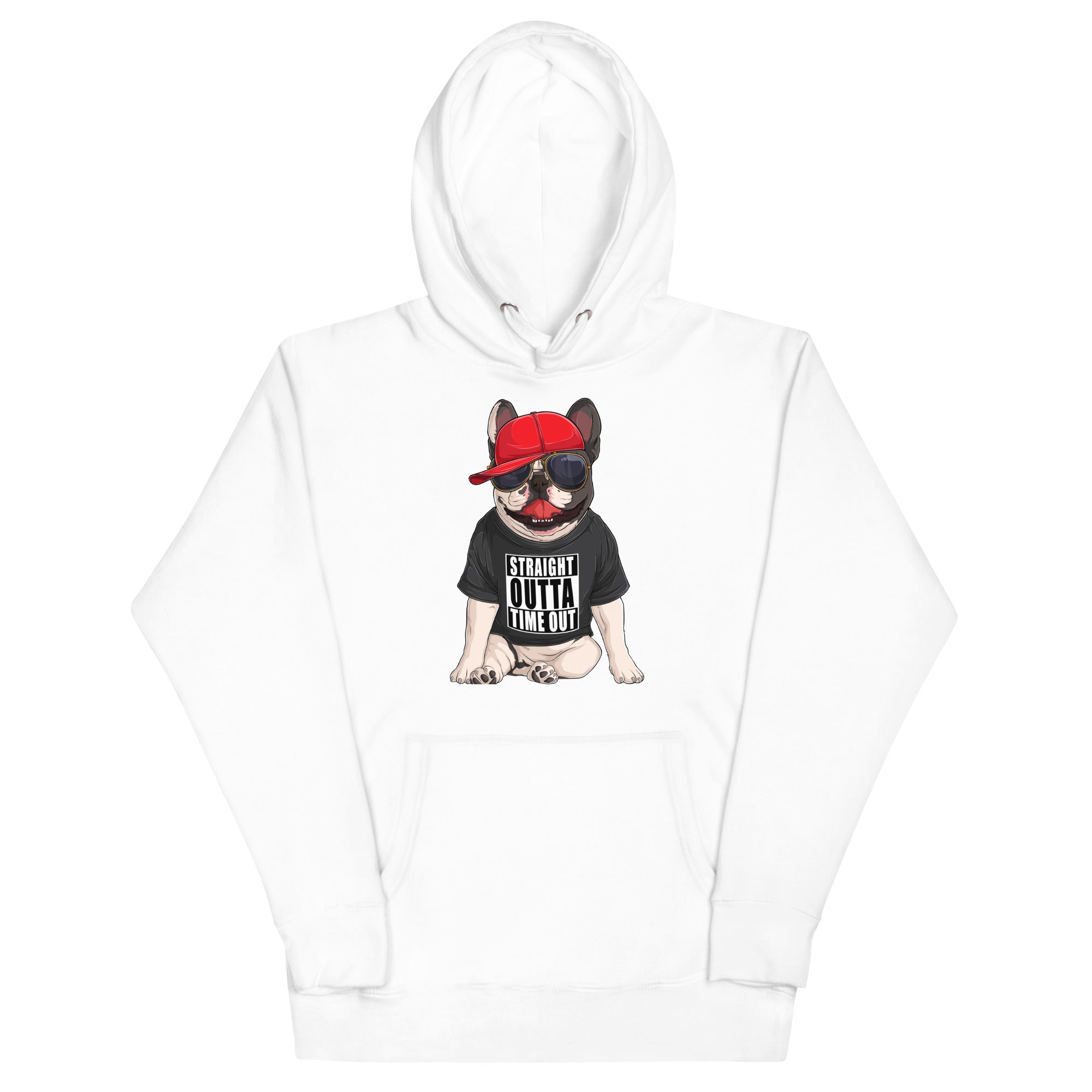 "Straight Outta Time Out" French Bulldog Unisex Hoodie