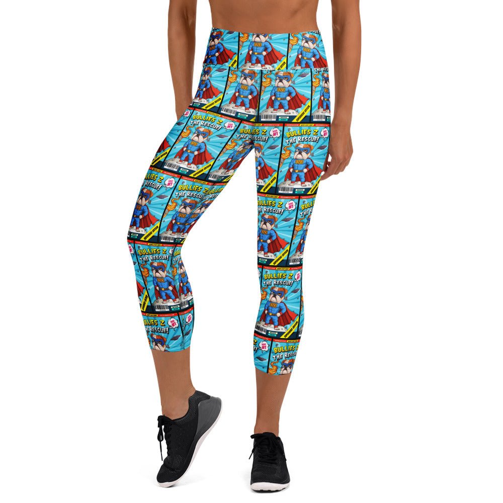 Super Bullies 2 the Rescue Comic Yoga Capri Leggings
