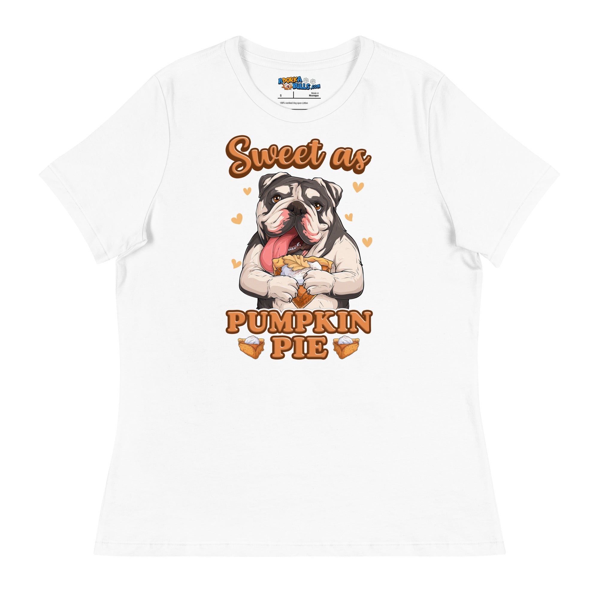 "Sweet as Pumpkin Pie" English Bulldog Women&